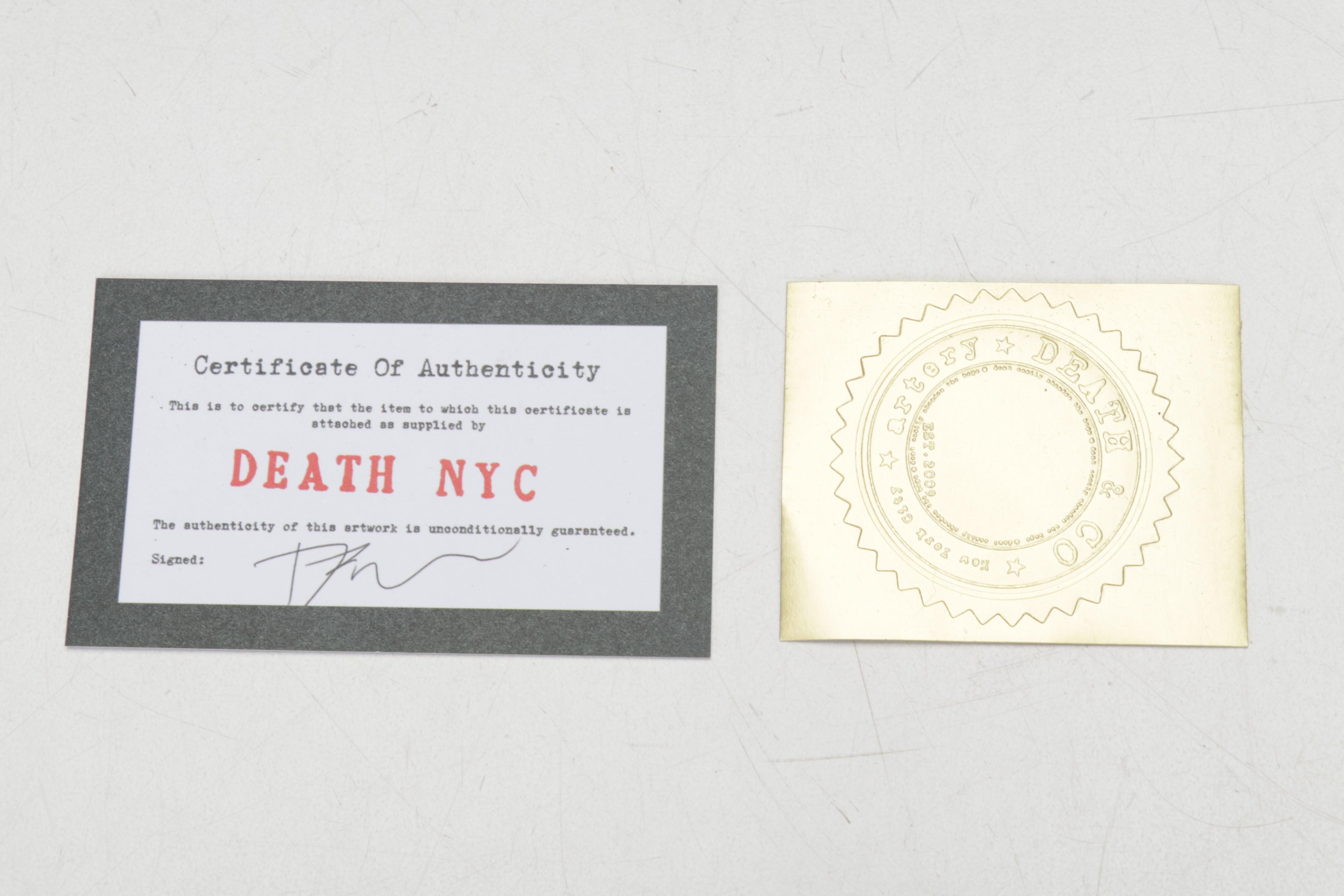 Death NYC Pop Art Graphic Print Featuring Charlie Brown and Snoopy, 2022