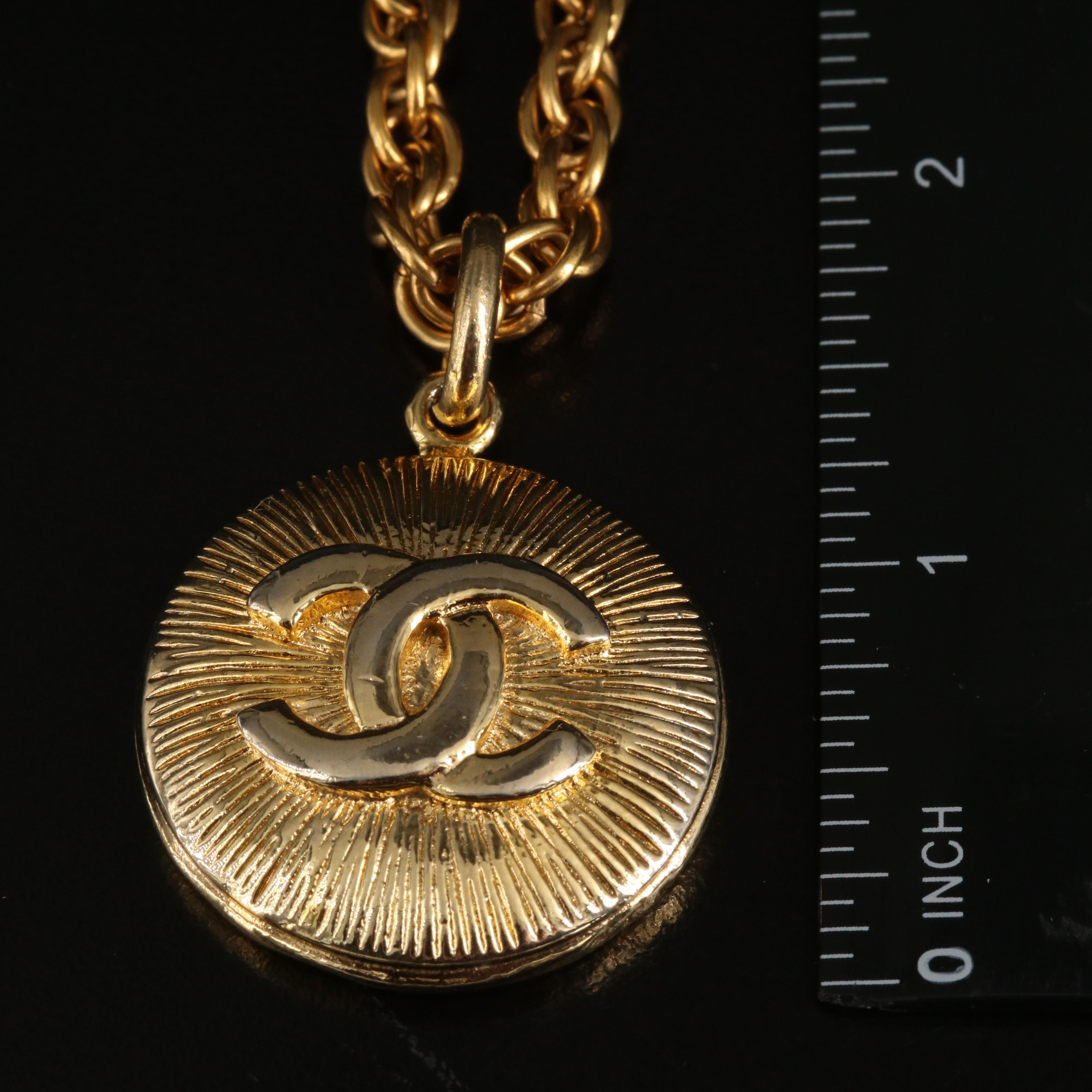 Chanel Logo Necklace