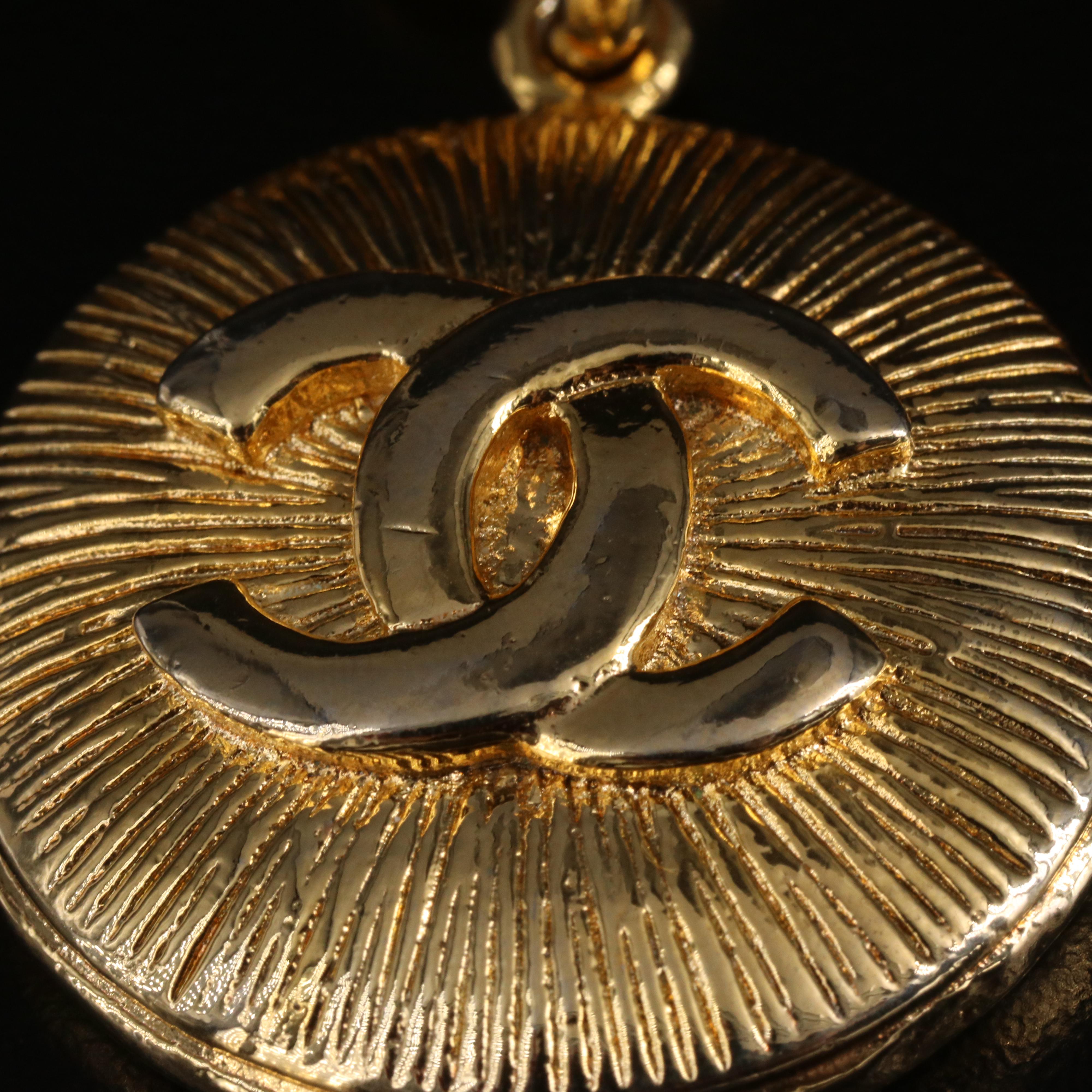 Chanel Logo Necklace