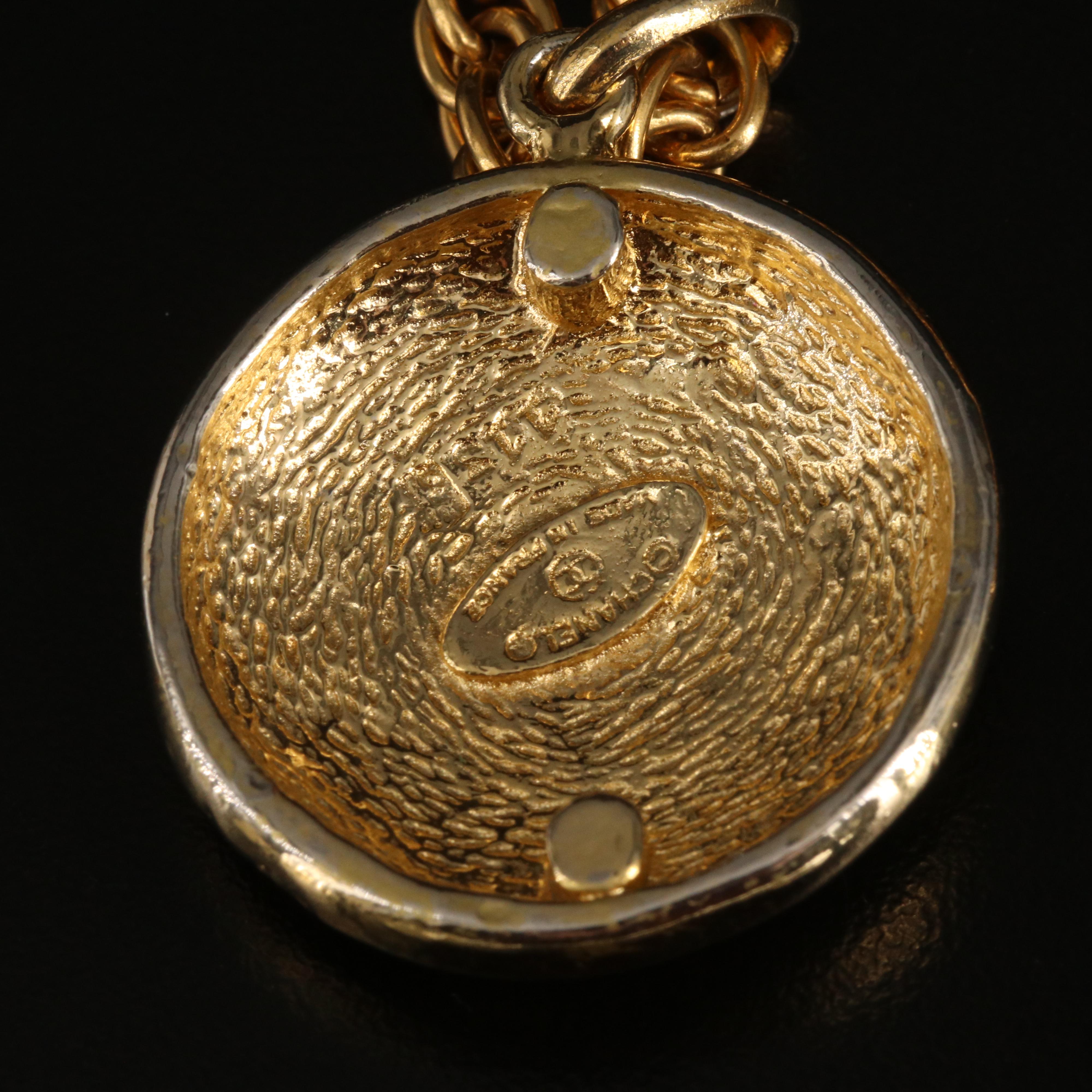 Chanel Logo Necklace