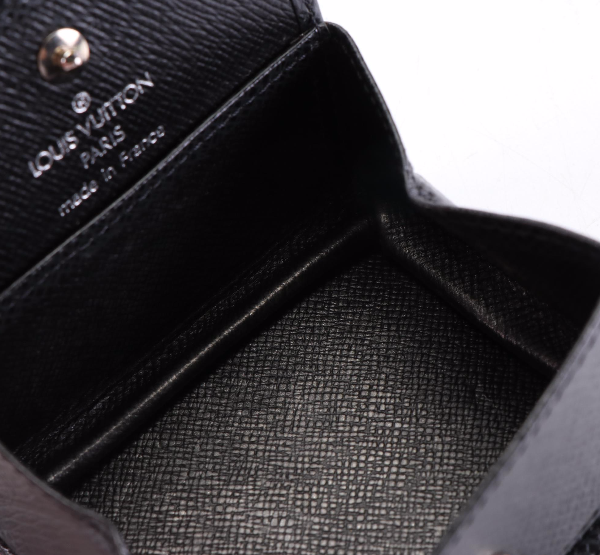 Louis Vuitton Small Coin Purse in Ardoise Taïga Leather