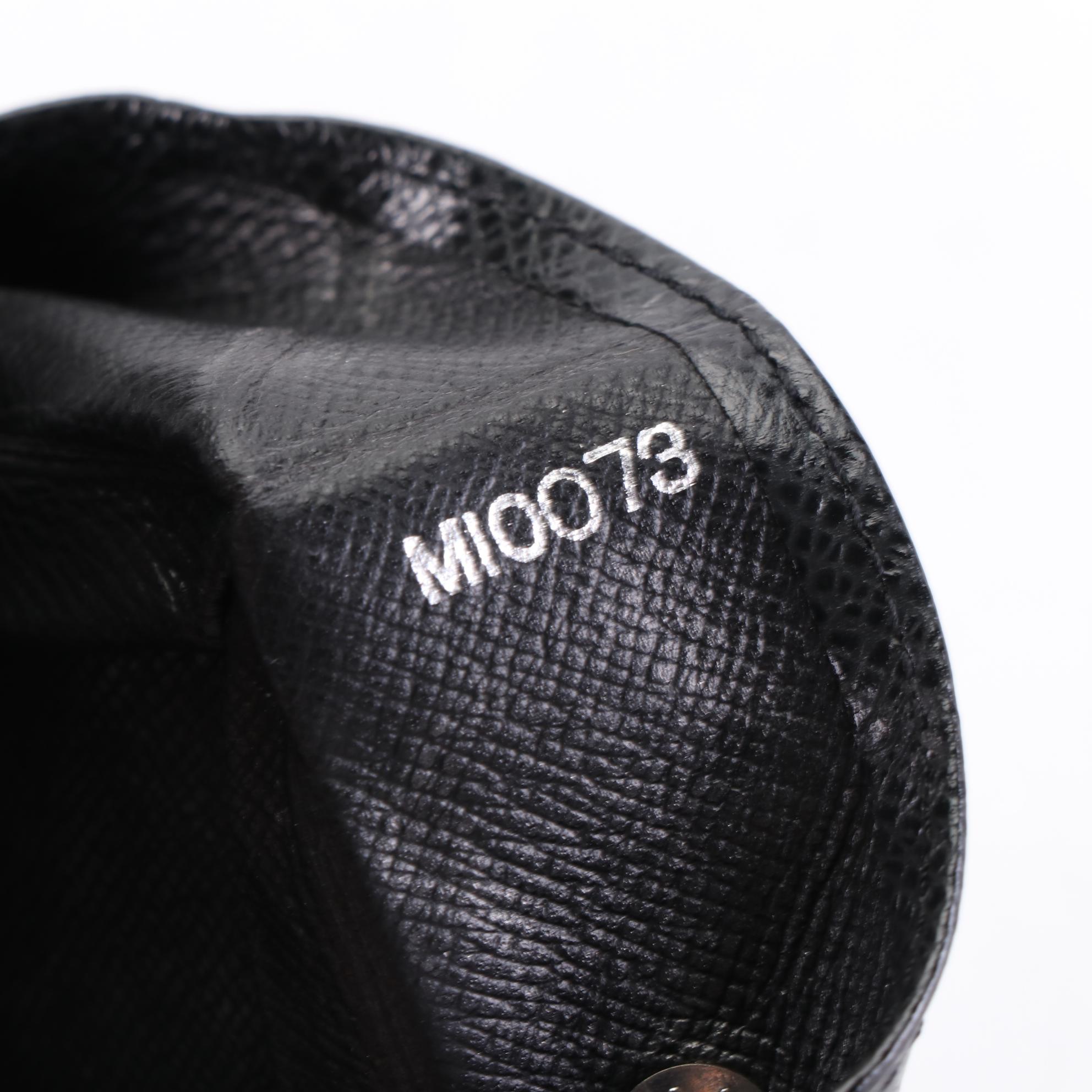 Louis Vuitton Small Coin Purse in Ardoise Taïga Leather