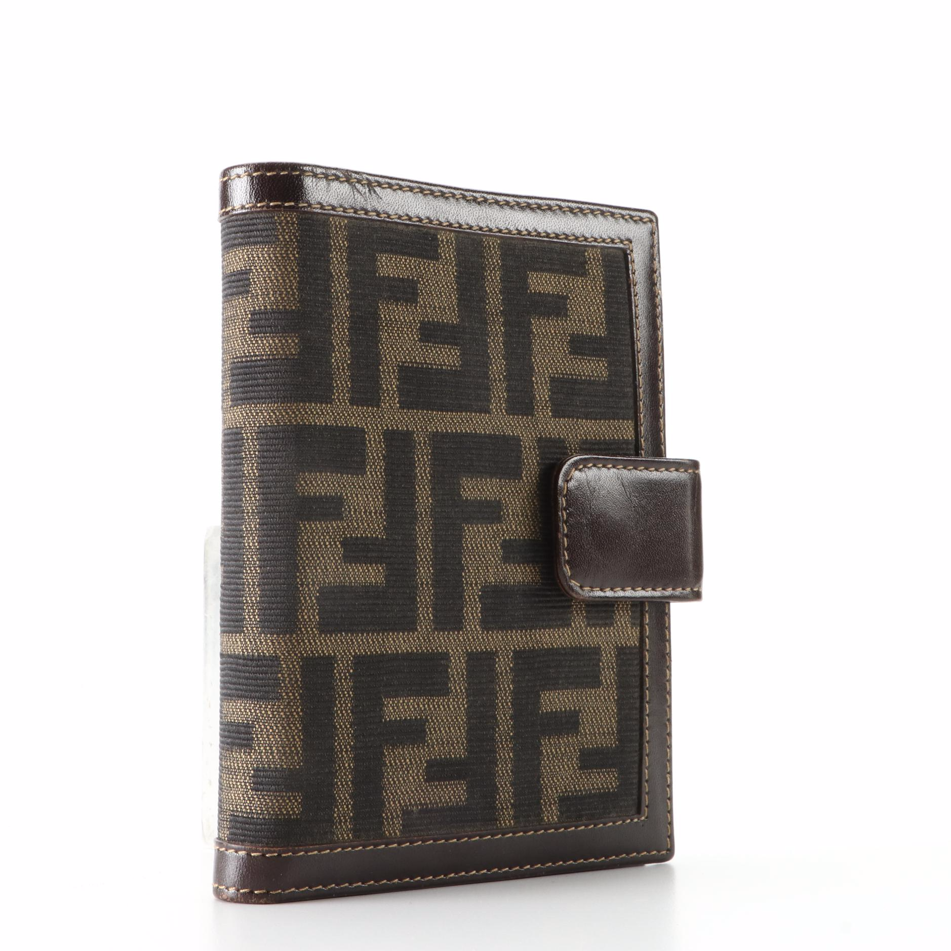 Fendi Zucca Canvas and Leather Agenda Cover