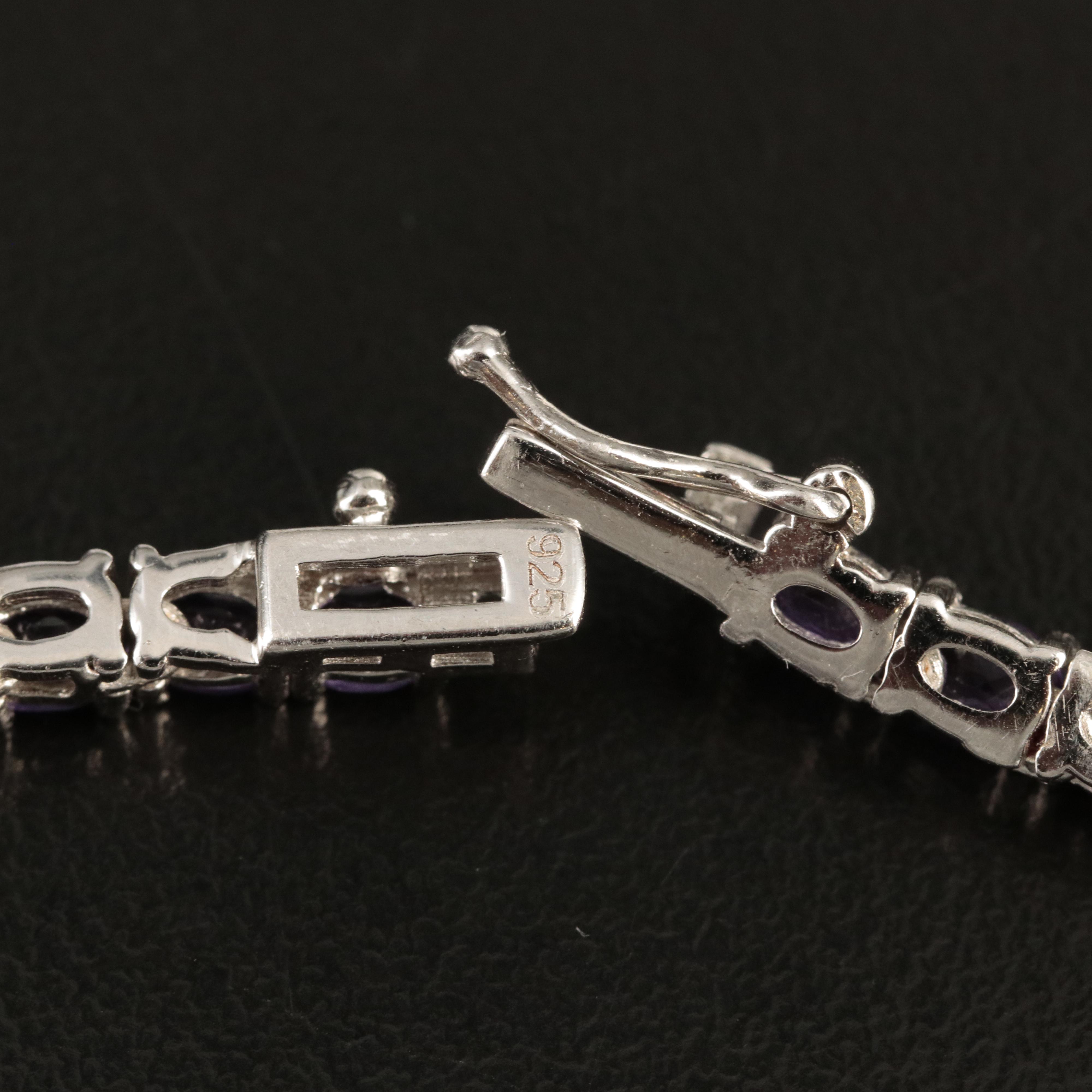 Sterling Amethyst, Citrine and Topaz Necklace