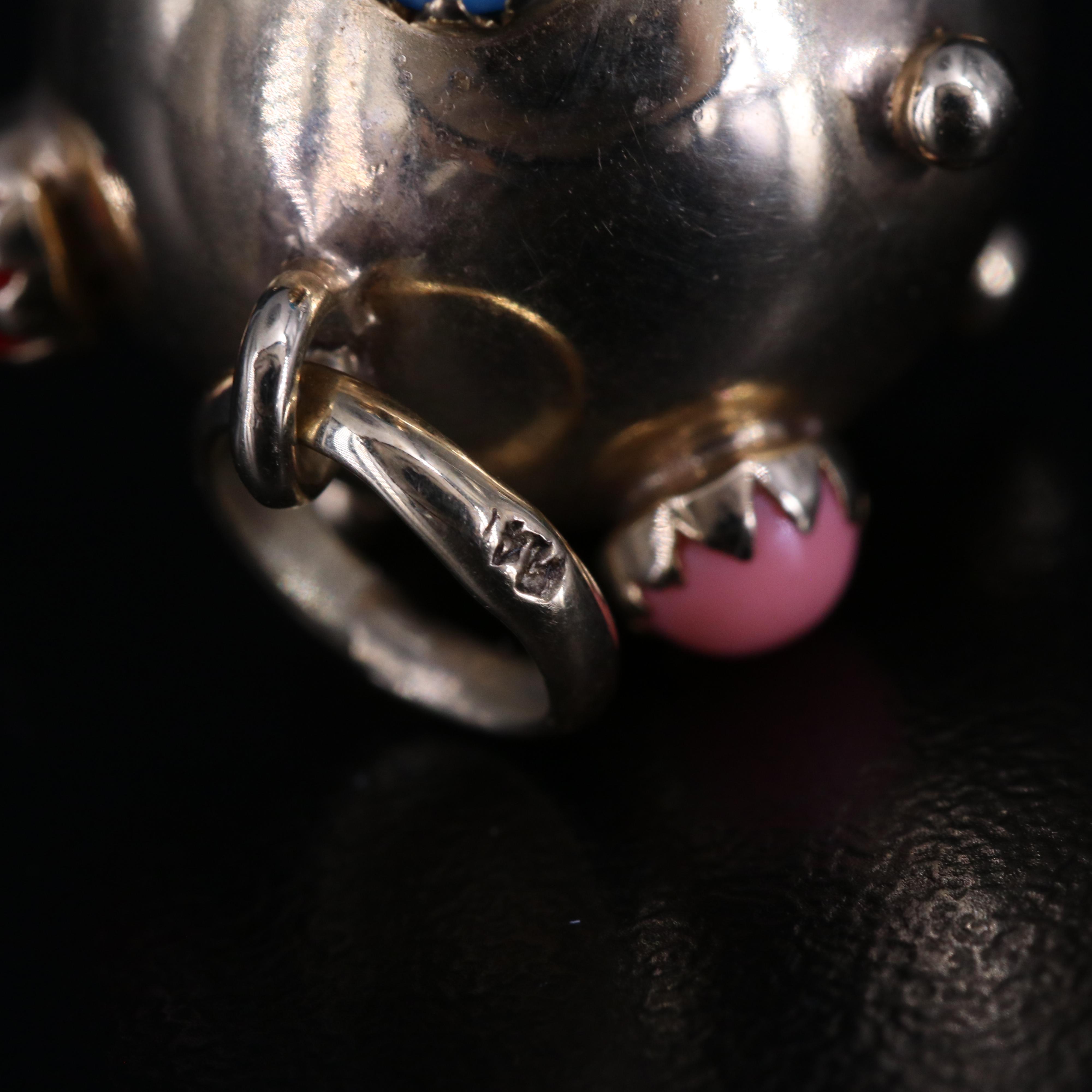 Vintage 14K Sputnik Pendant