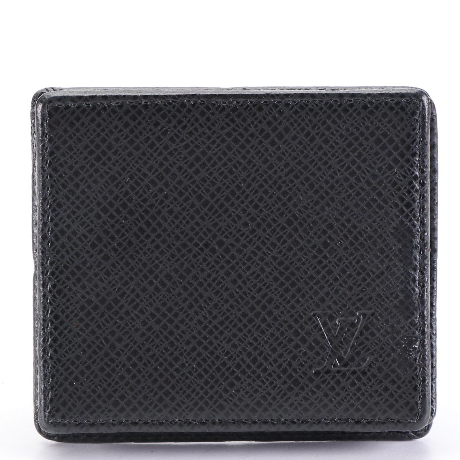 Louis Vuitton Small Coin Purse in Ardoise Taïga Leather