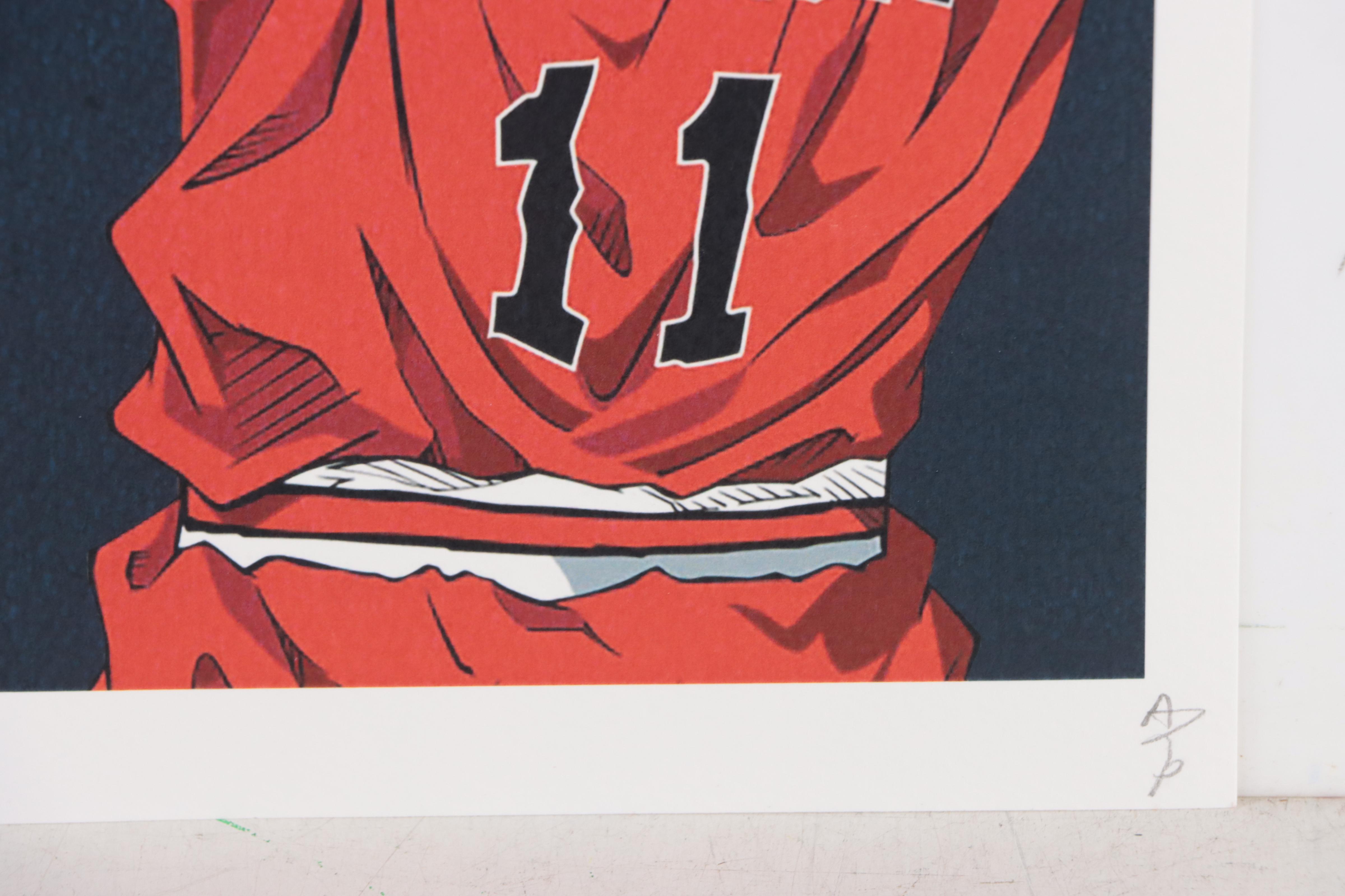 Death NYC Pop Art Graphic Print of Basketball Players, 2020