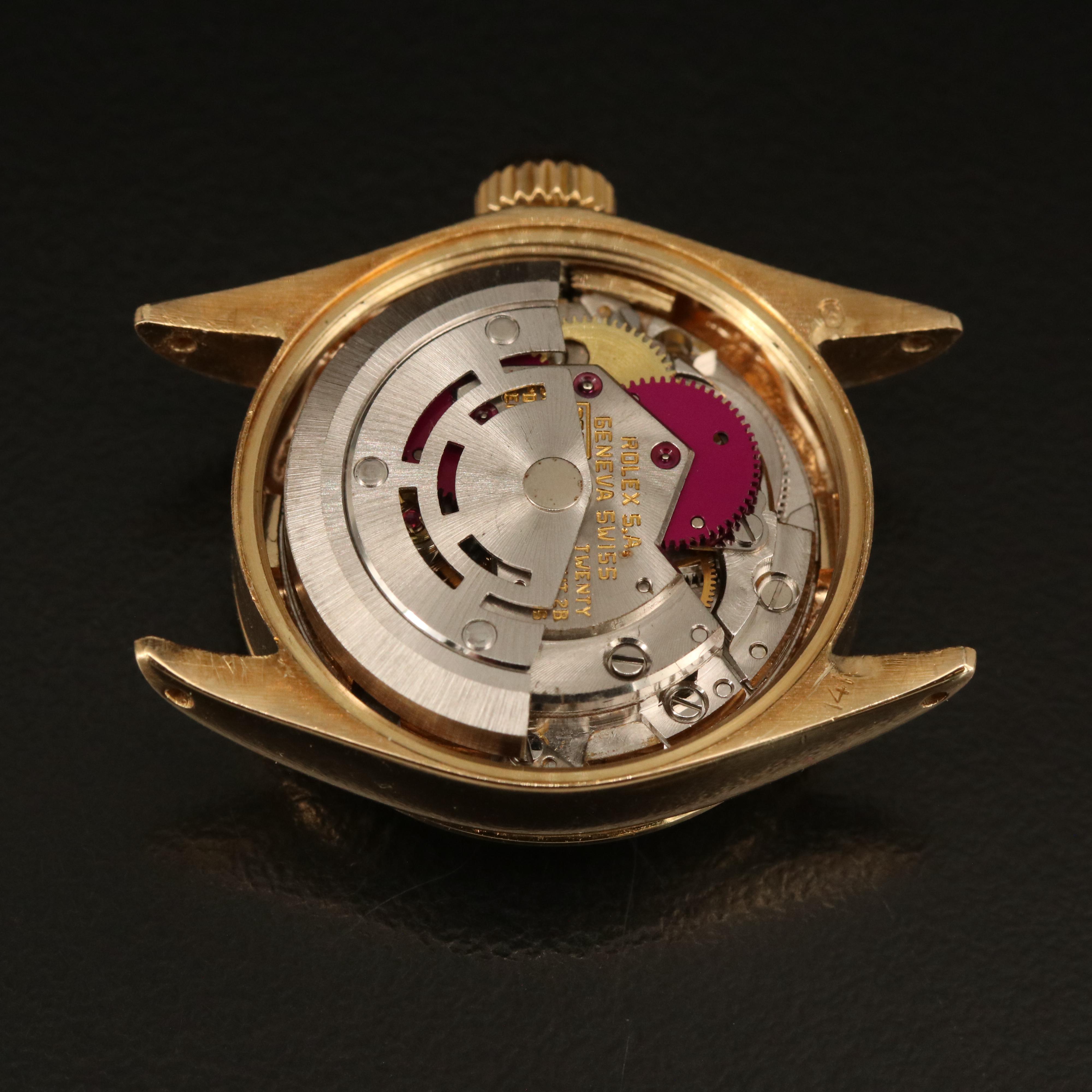 1975 Rolex Oyster Perpetual 14K Diamond Watch