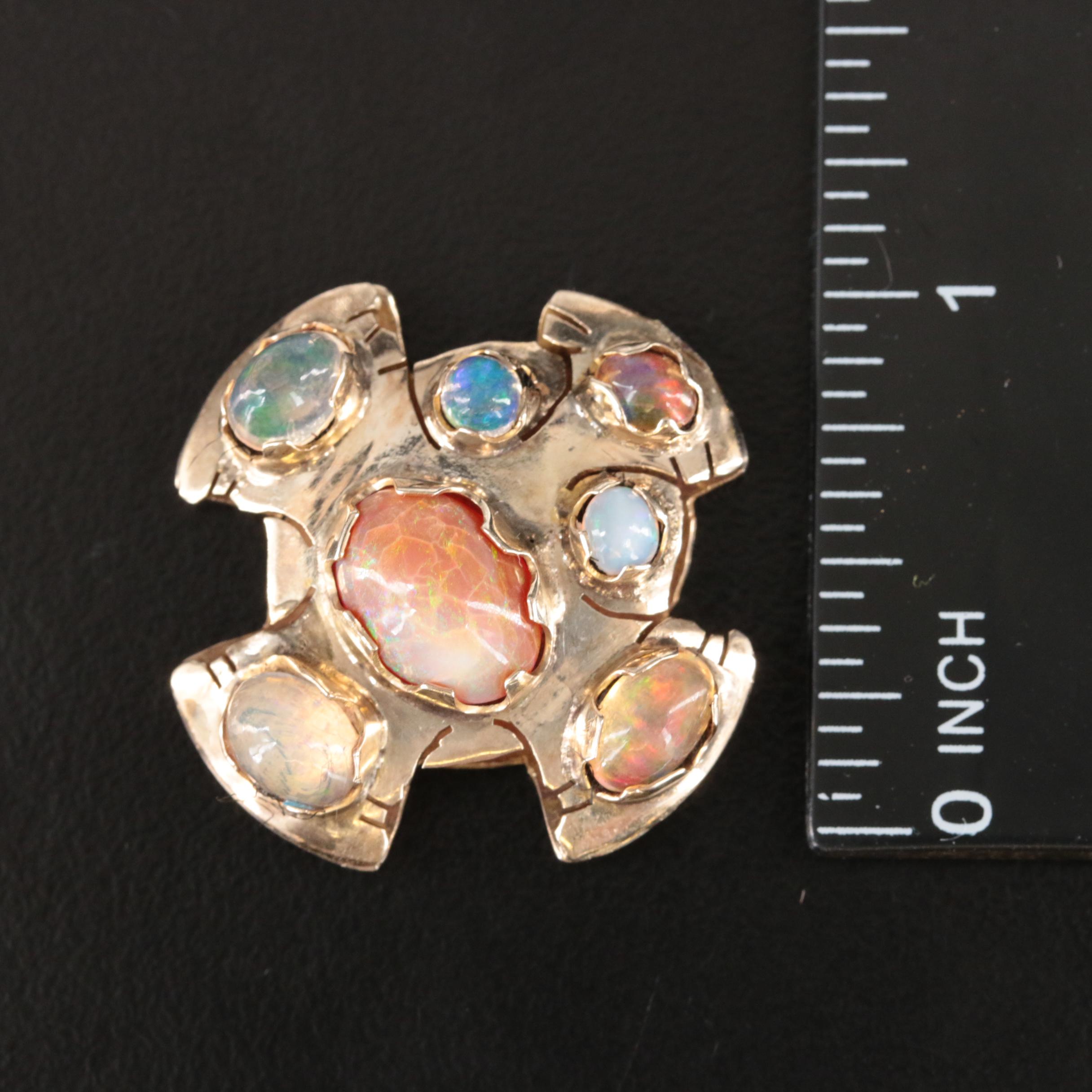 10K Opal Pendant