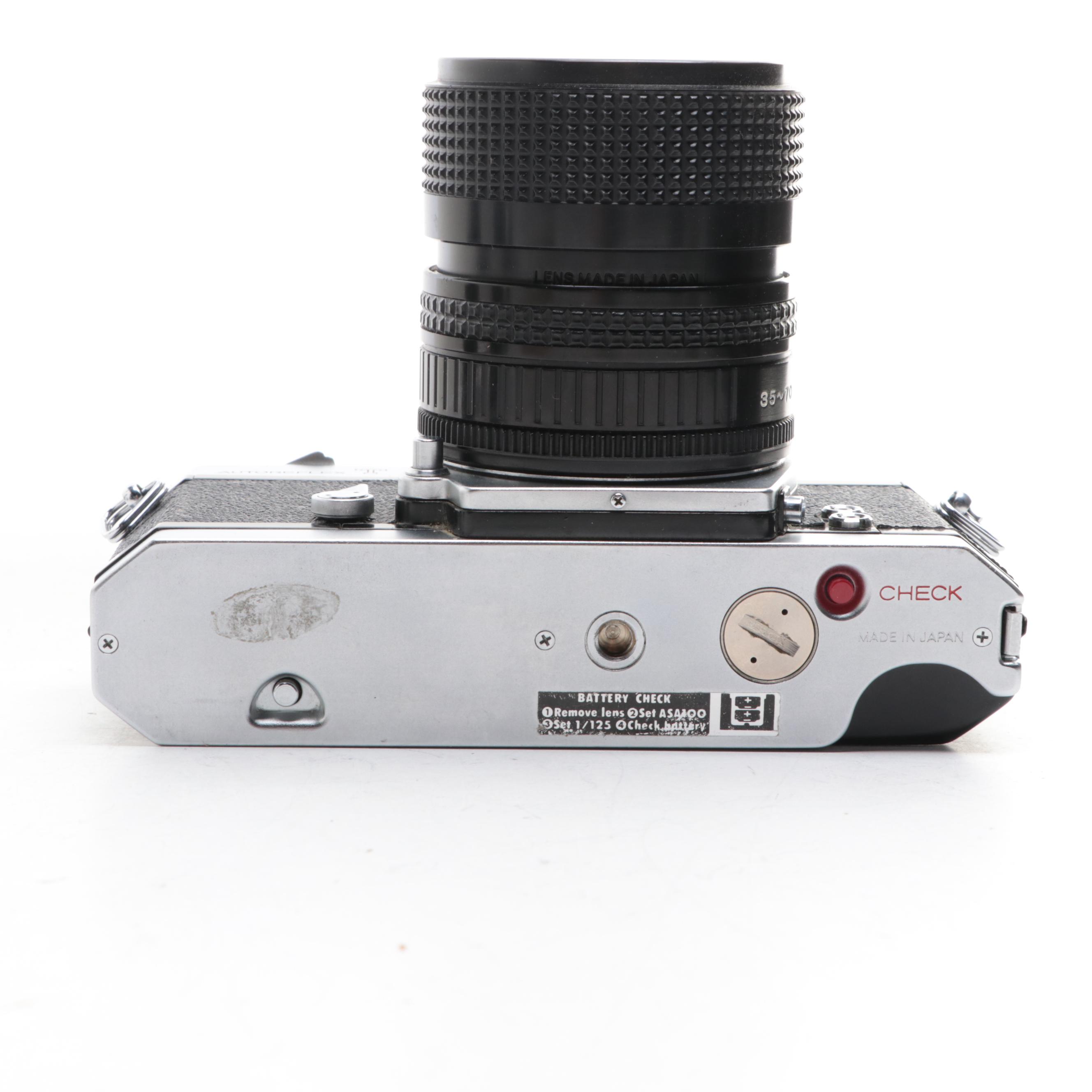 Konica Autoreflex T and Model III 35 mm Cameras, Mid to Late 20th Century