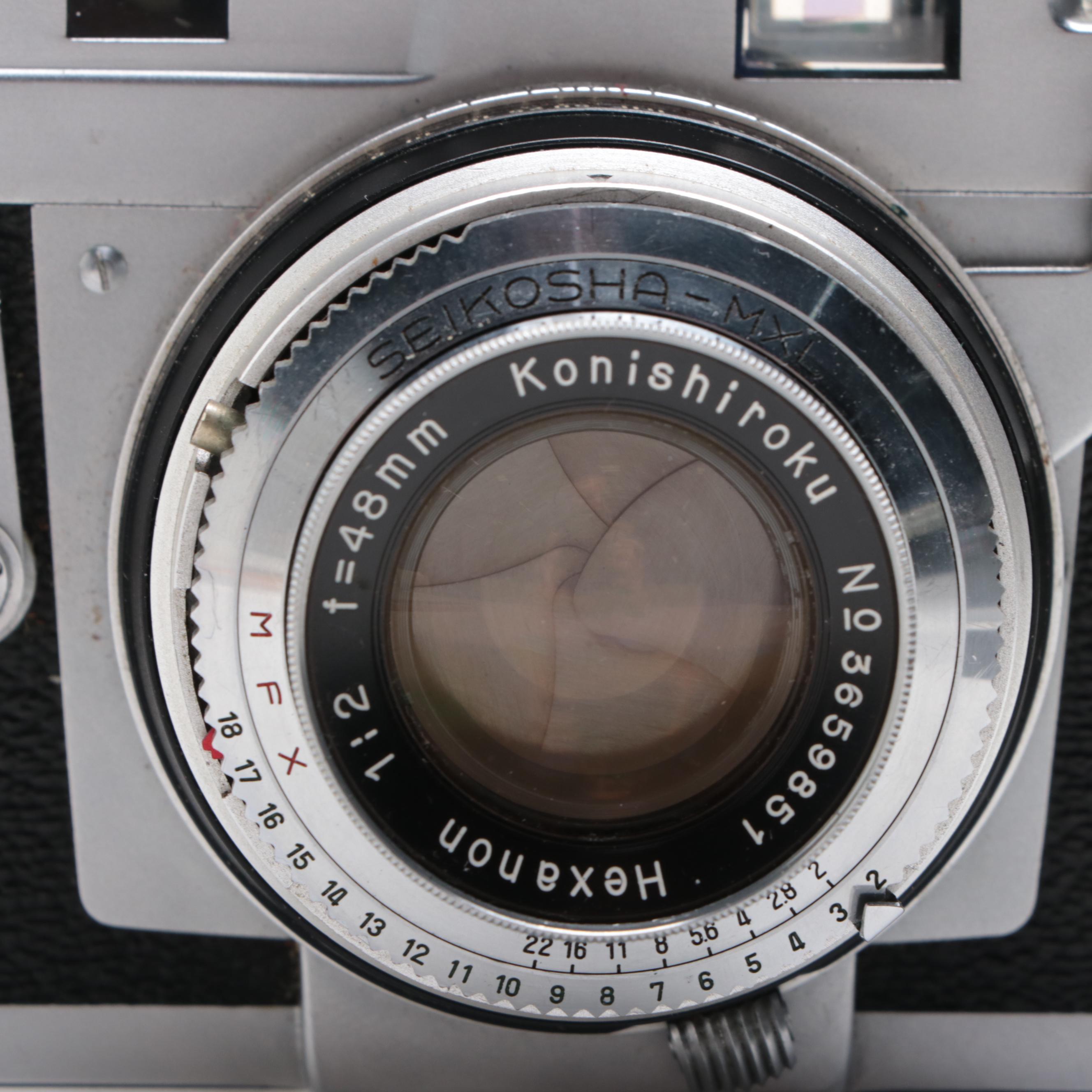 Konica Autoreflex T and Model III 35 mm Cameras, Mid to Late 20th Century