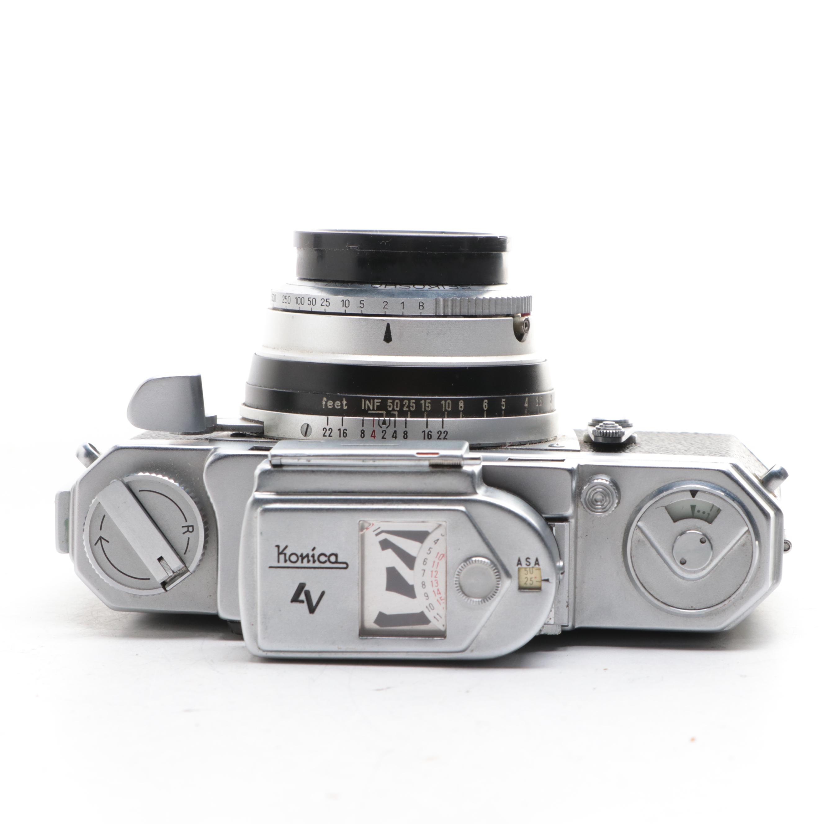 Konica Autoreflex T and Model III 35 mm Cameras, Mid to Late 20th Century