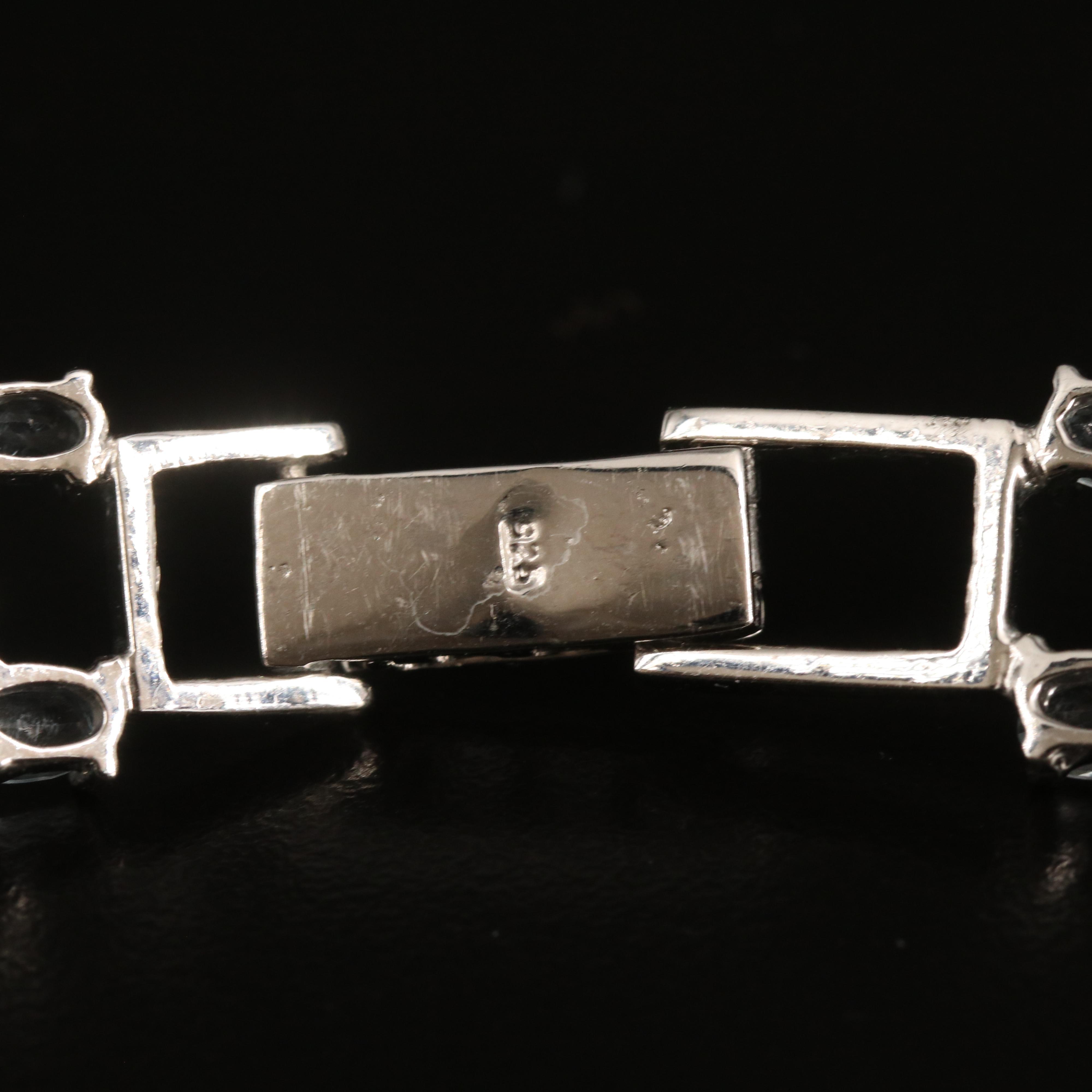 Sterling Aquamarine Bracelet