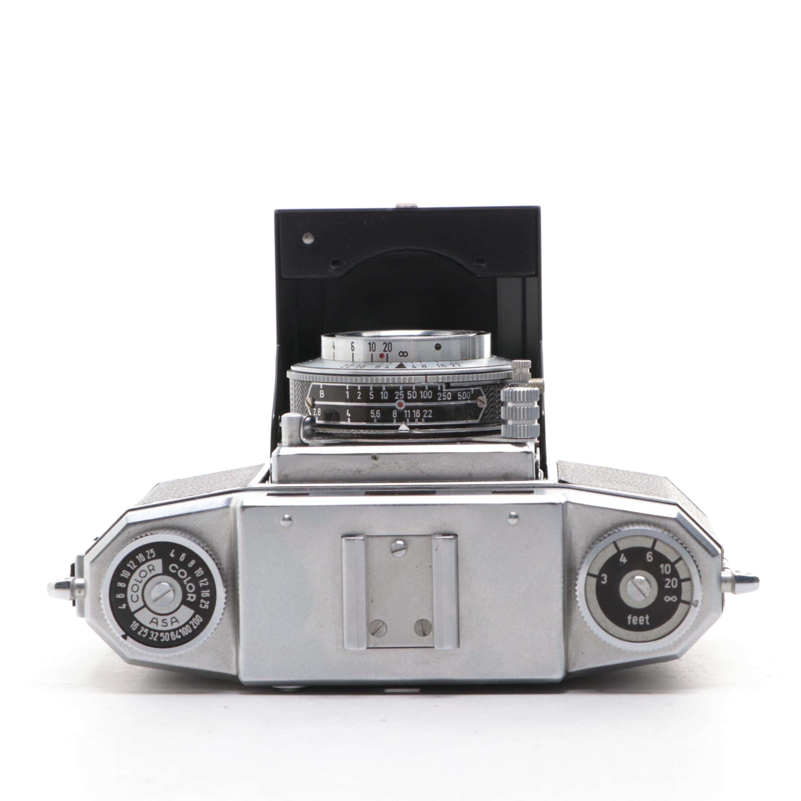 Zeiss Contessa and Contina Folding Rangefinder Cameras, Mid-20th Century