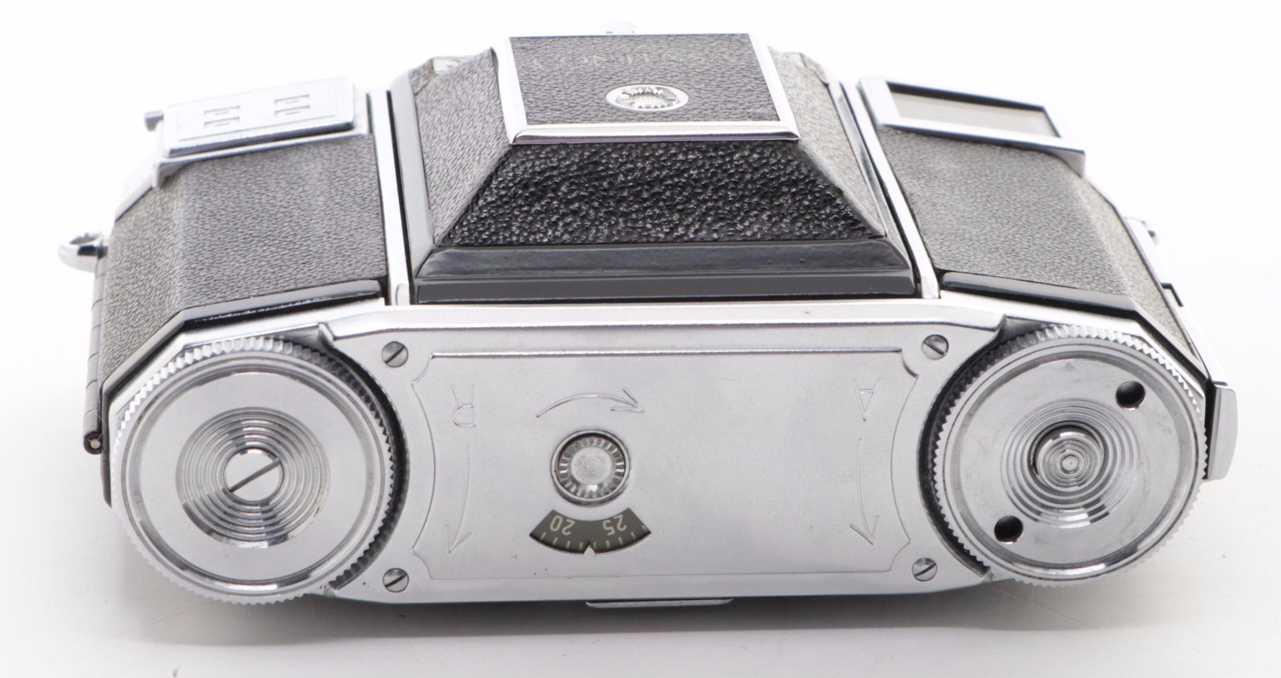 Zeiss Contessa and Contina Folding Rangefinder Cameras, Mid-20th Century