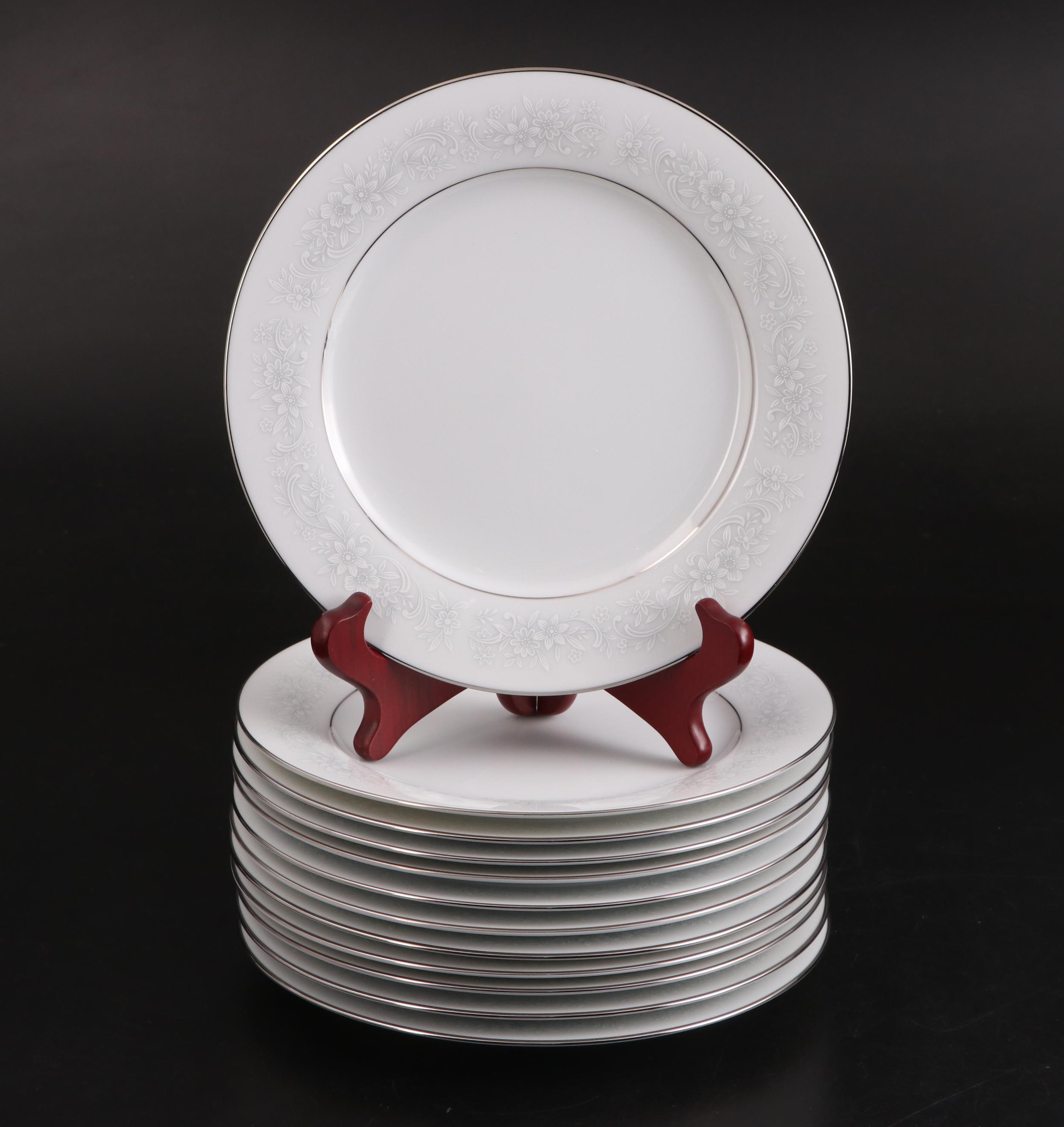 Noritake "Cumberland" Porcelain Dinnerware and Serveware, Late 20th Century