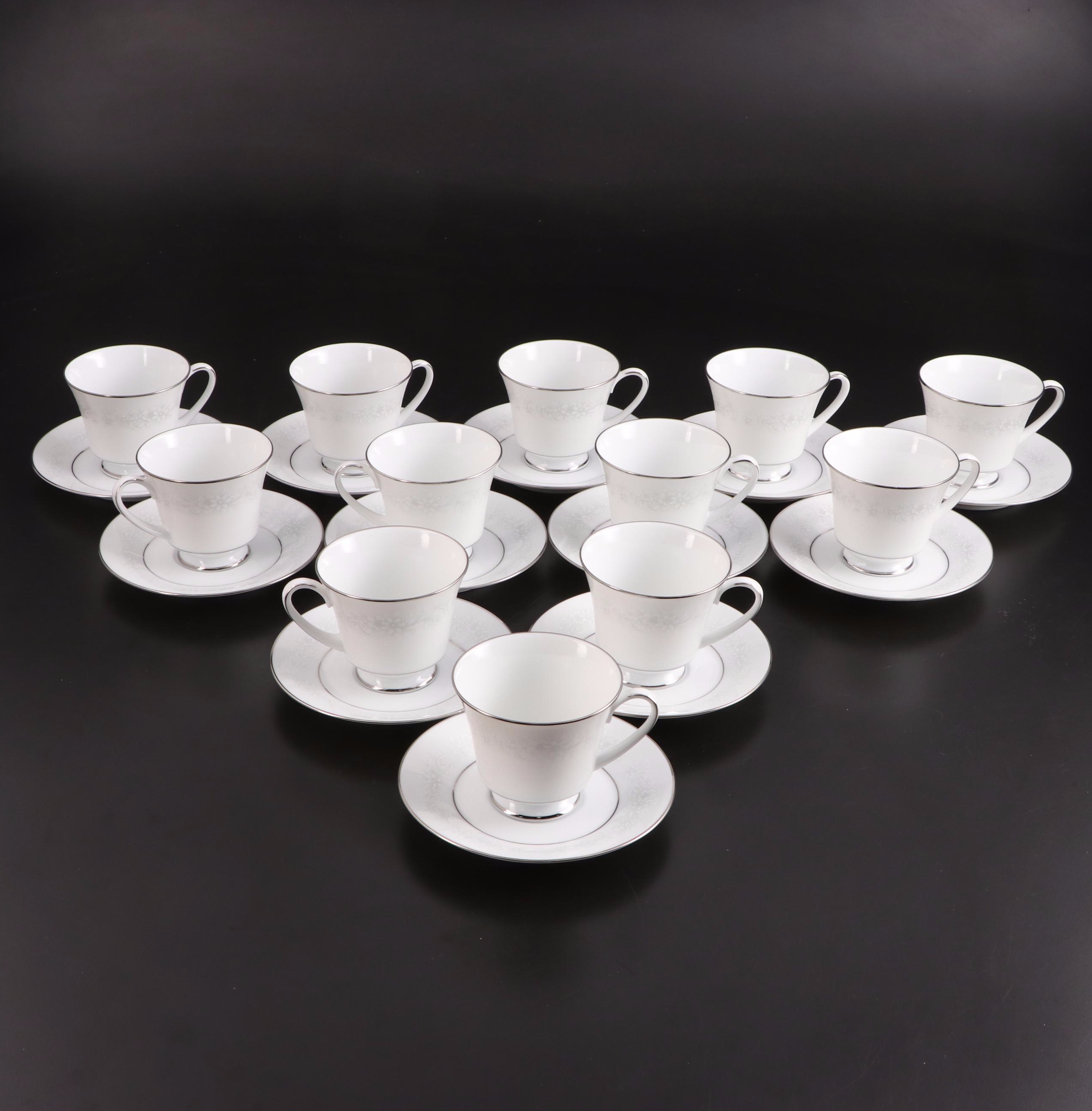 Noritake "Cumberland" Porcelain Dinnerware and Serveware, Late 20th Century