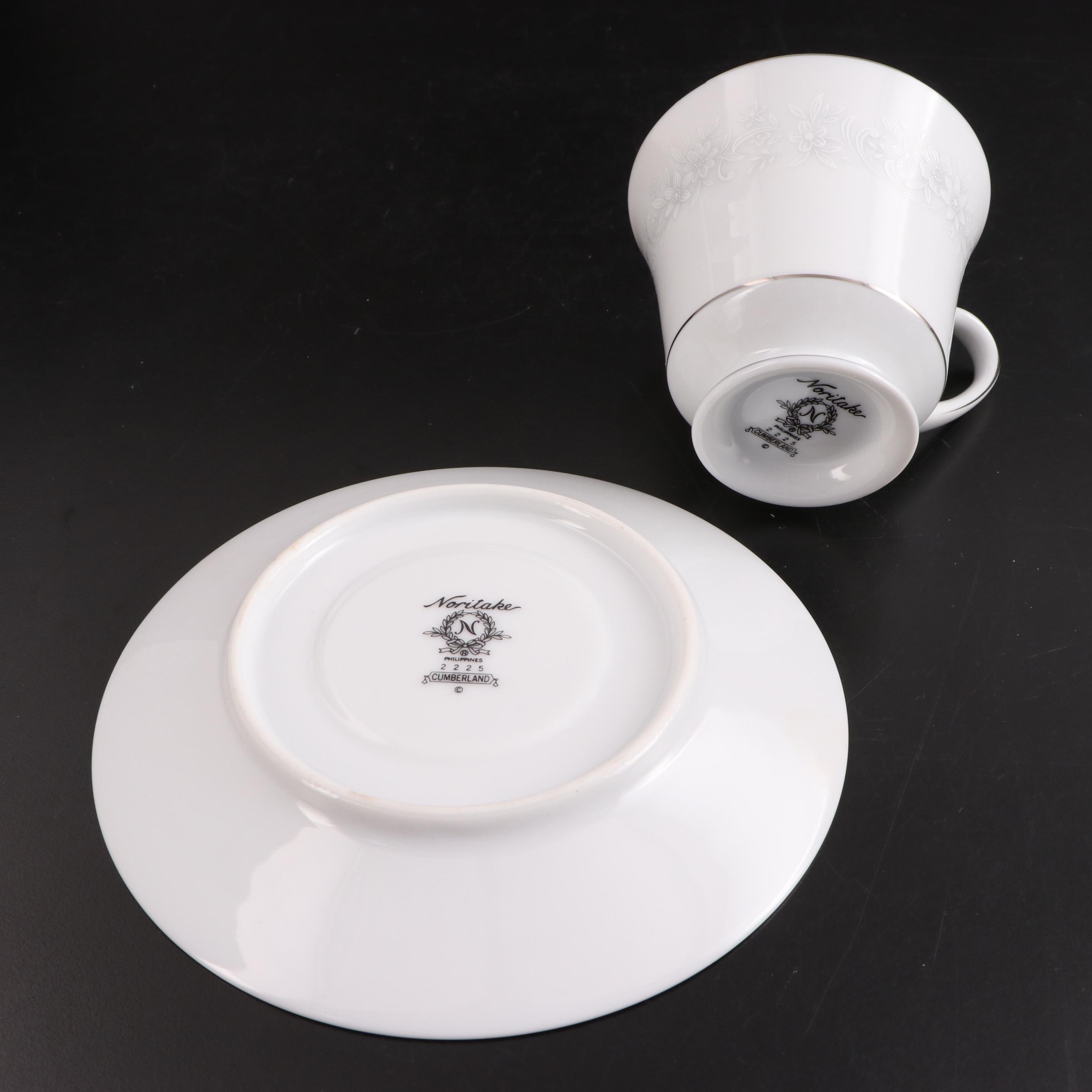 Noritake "Cumberland" Porcelain Dinnerware and Serveware, Late 20th Century