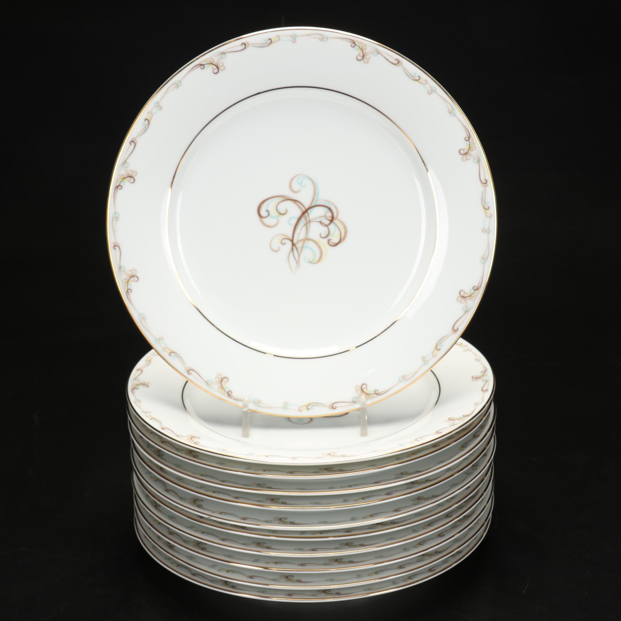 Noritake "Esteem" Porcelain Dinnerware, 1953-1960