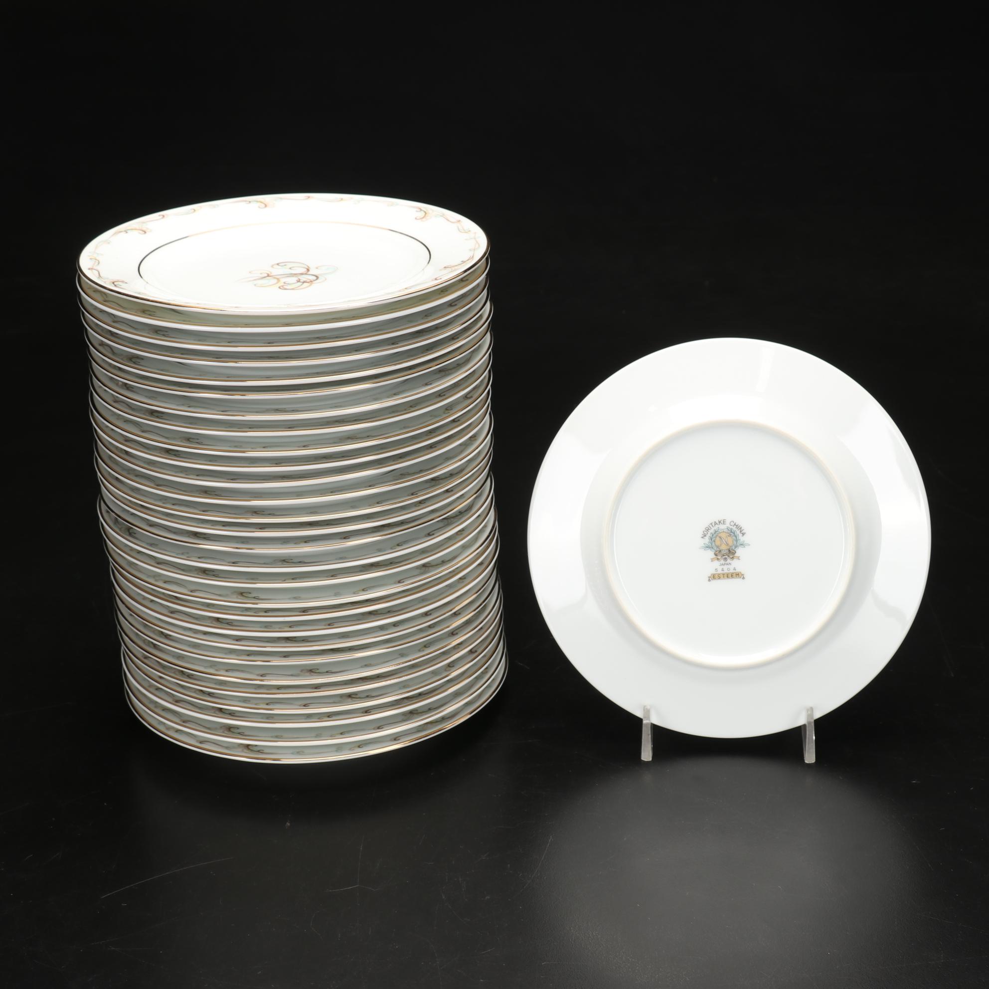 Noritake "Esteem" Porcelain Dinnerware, 1953-1960