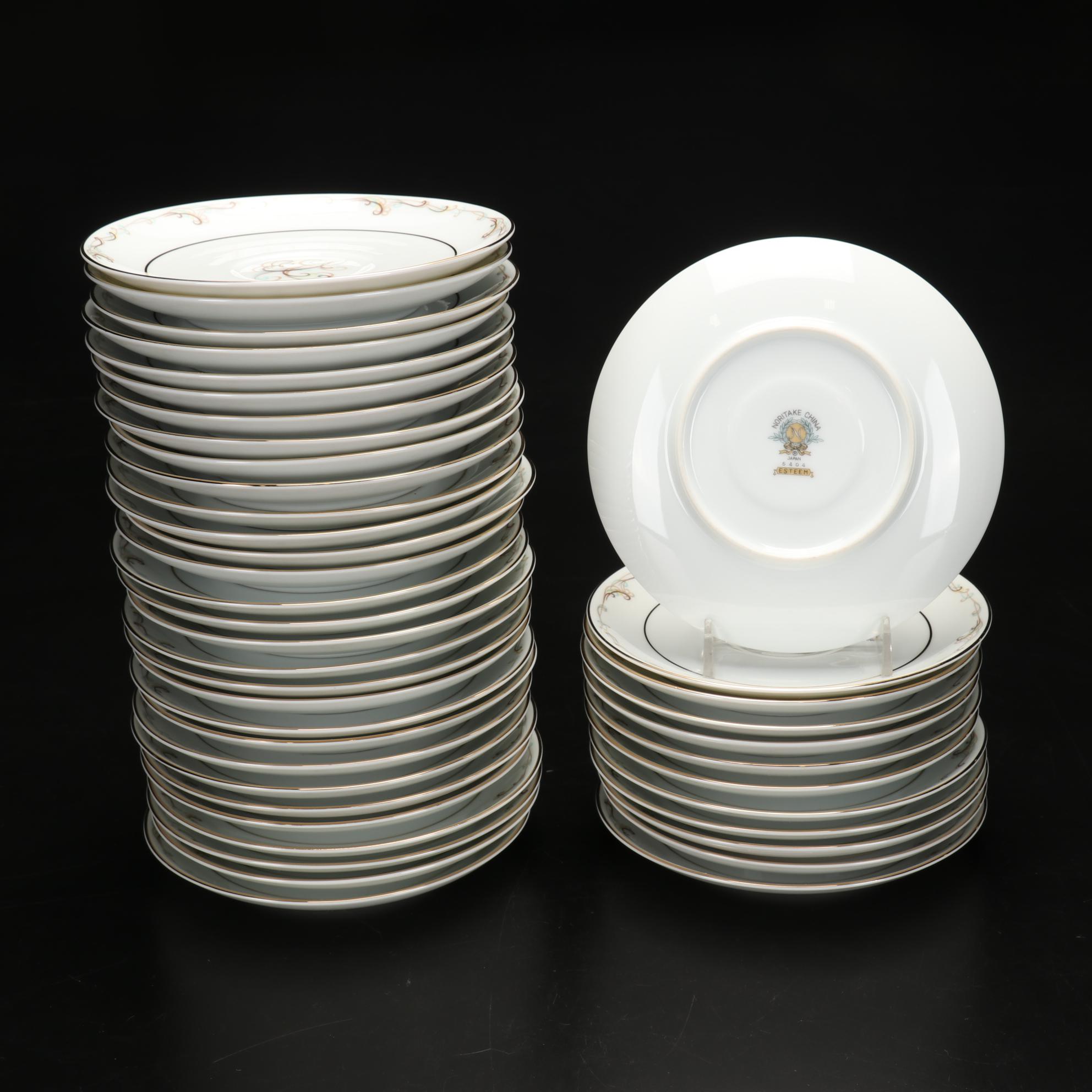 Noritake "Esteem" Porcelain Dinnerware, 1953-1960