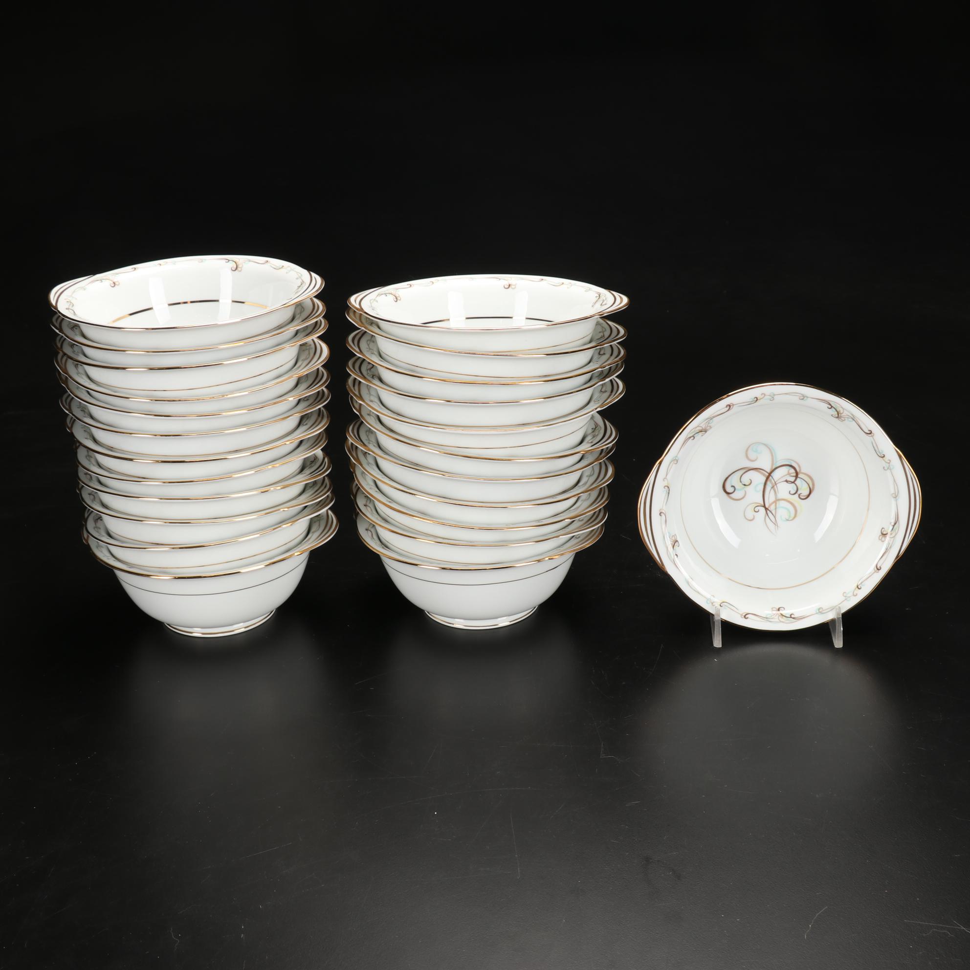 Noritake "Esteem" Porcelain Dinnerware, 1953-1960