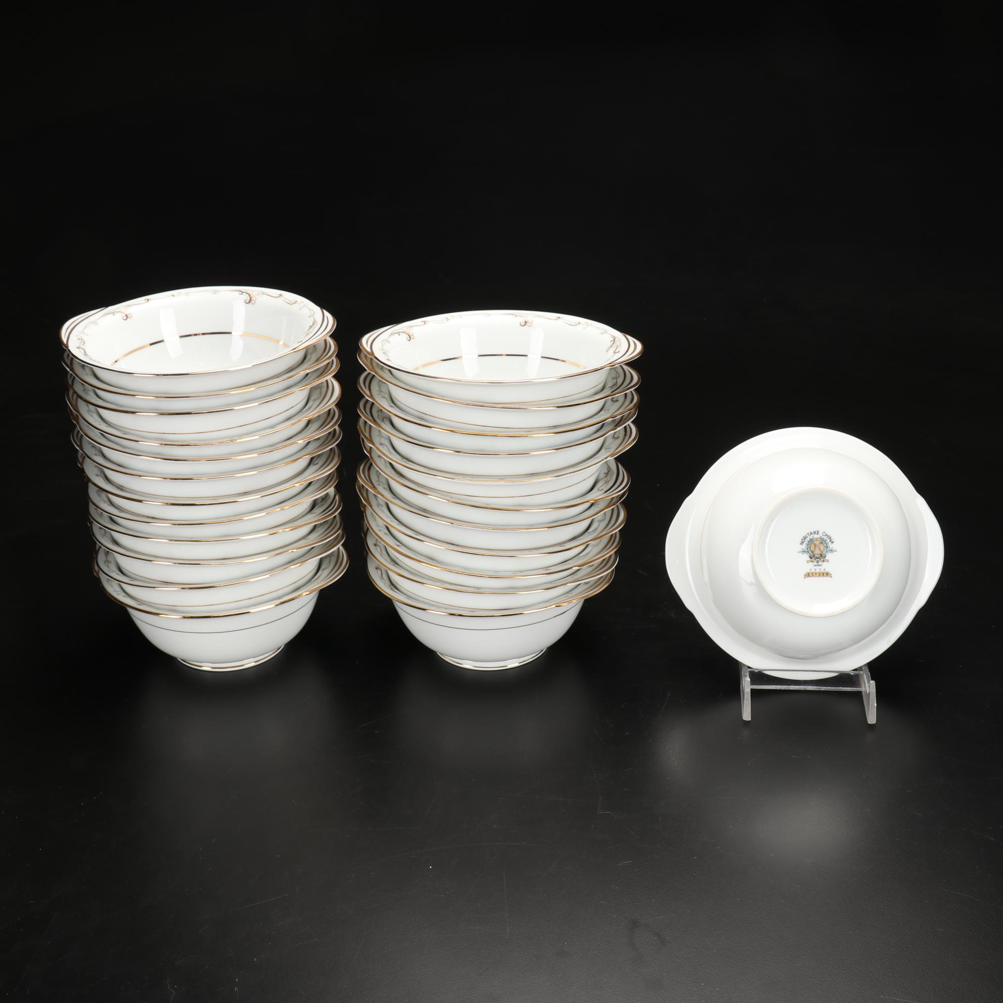 Noritake "Esteem" Porcelain Dinnerware, 1953-1960