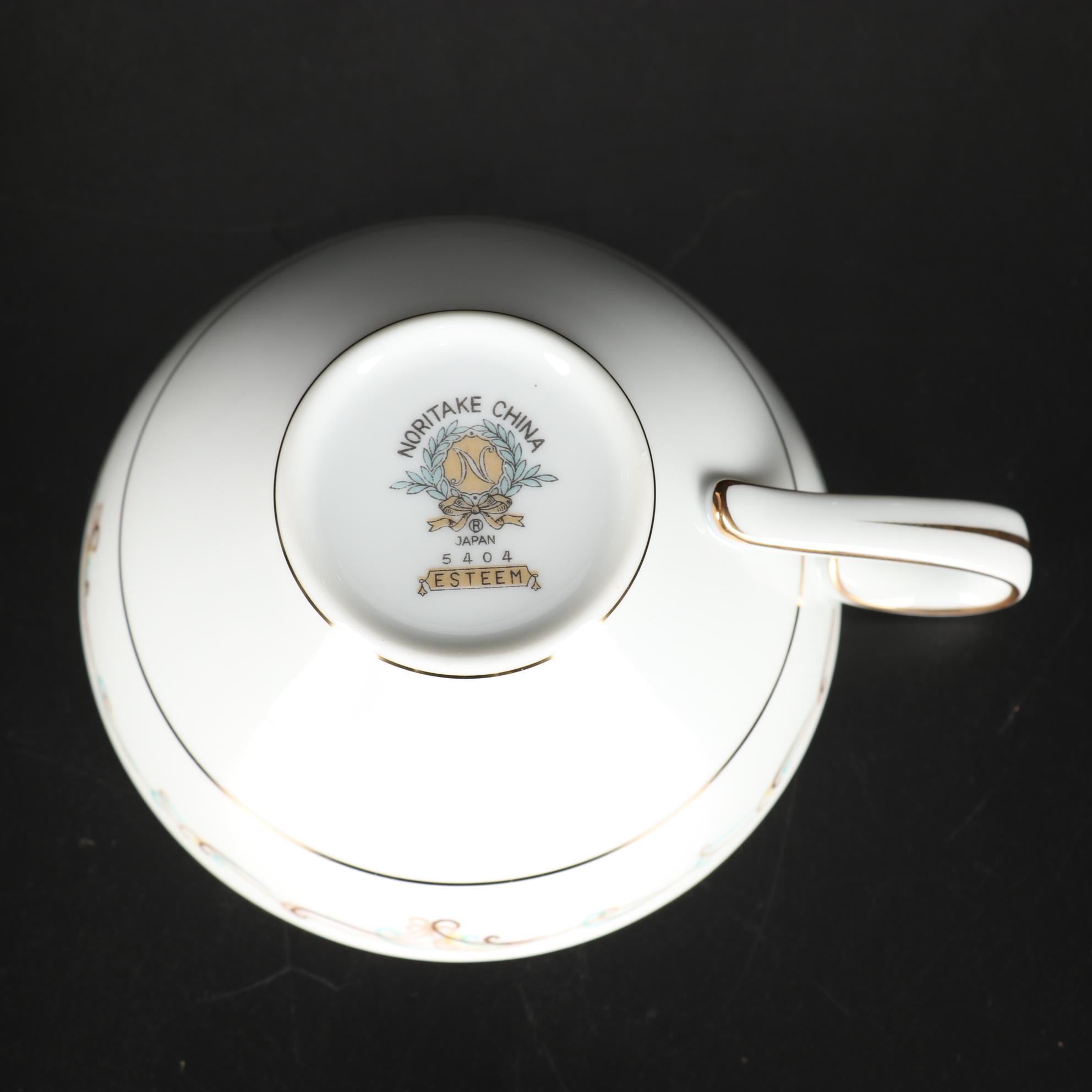 Noritake "Esteem" Porcelain Dinnerware, 1953-1960