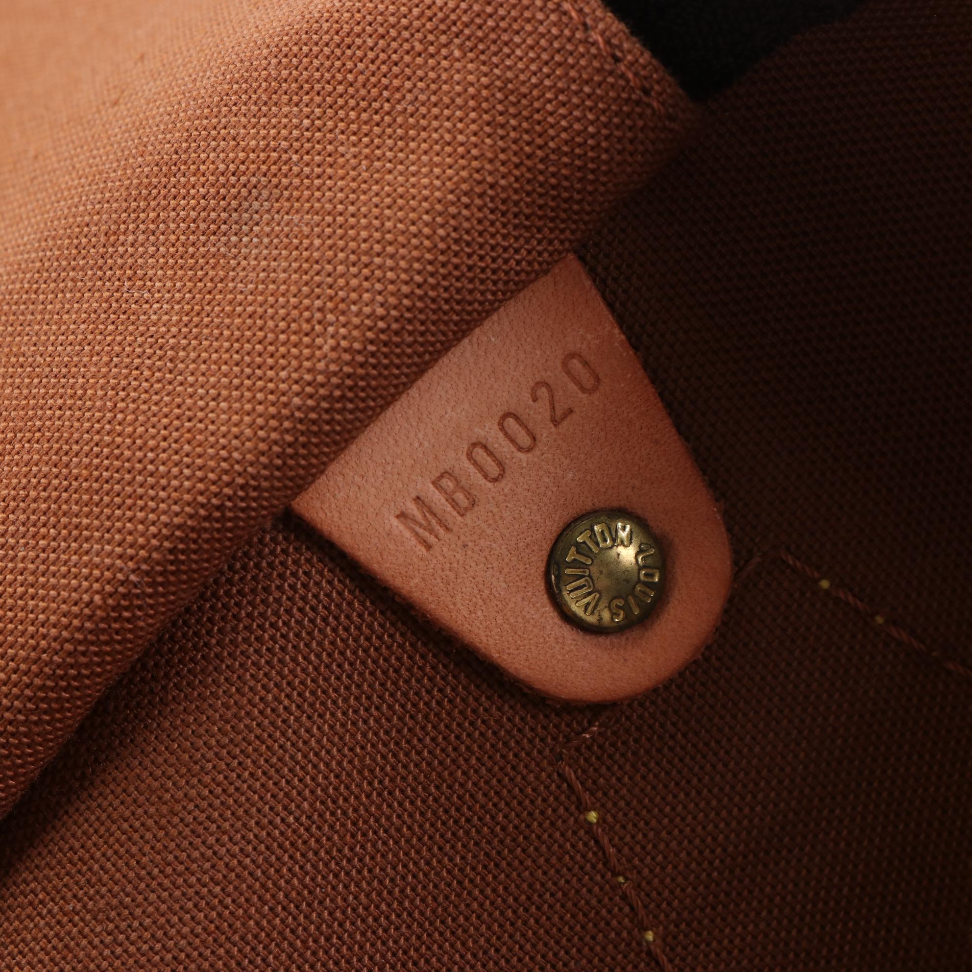 Louis Vuitton Speedy 35 in Monogram Canvas and Vachetta Leather