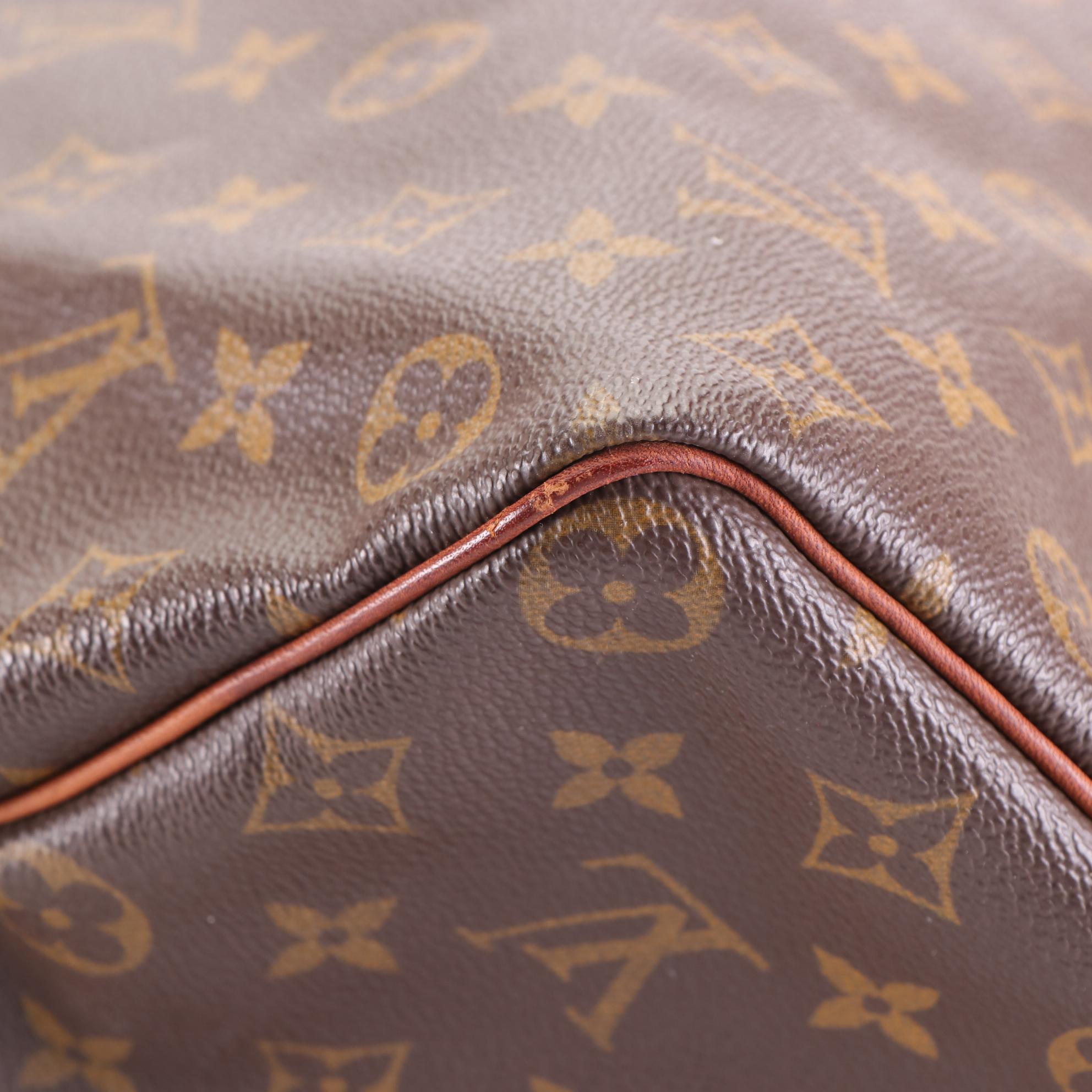 Louis Vuitton Speedy 35 in Monogram Canvas and Vachetta Leather