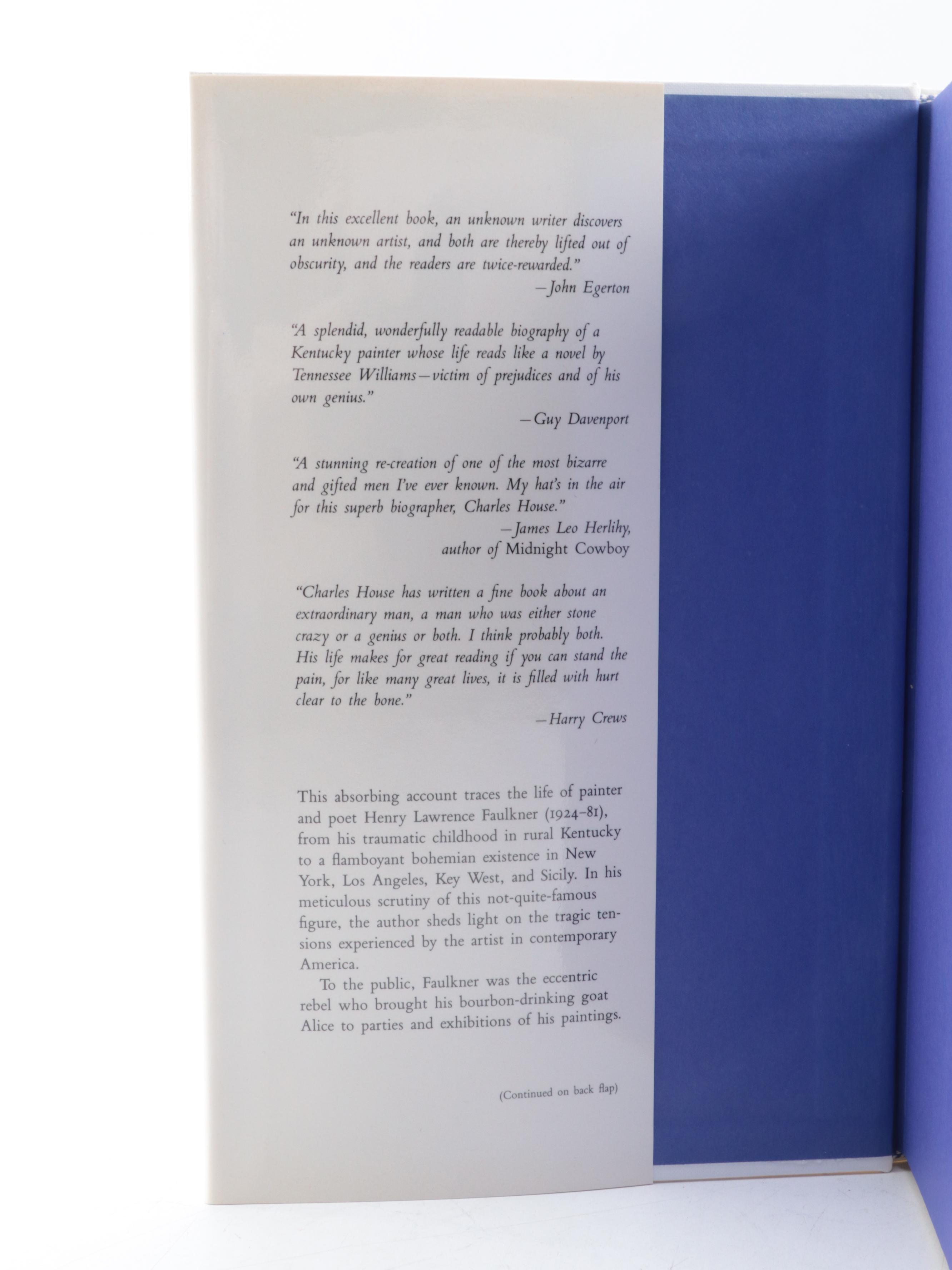 First Edition "The Outrageous Life of Henry Faulkner" with Opera House Poster