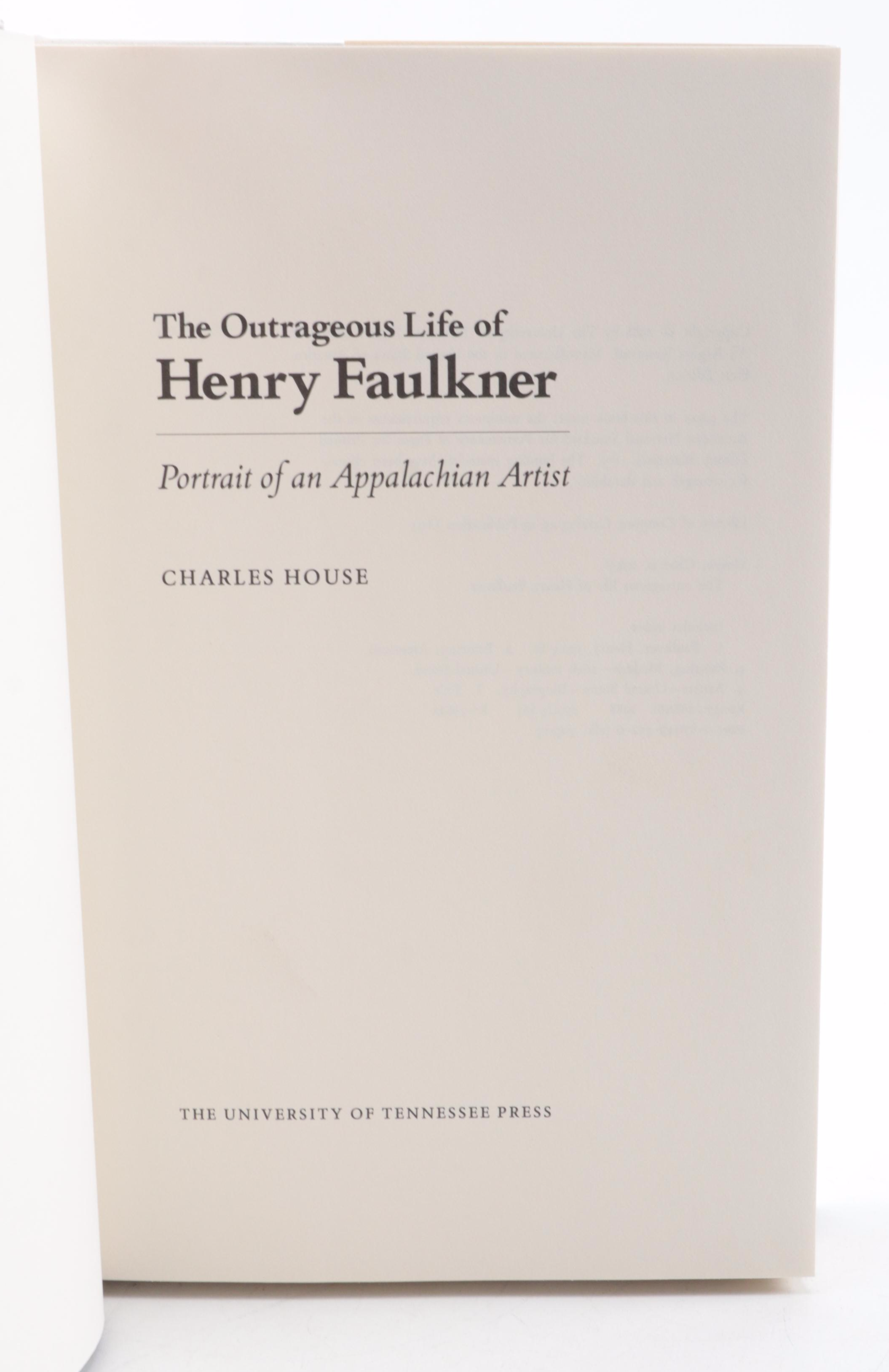 First Edition "The Outrageous Life of Henry Faulkner" with Opera House Poster