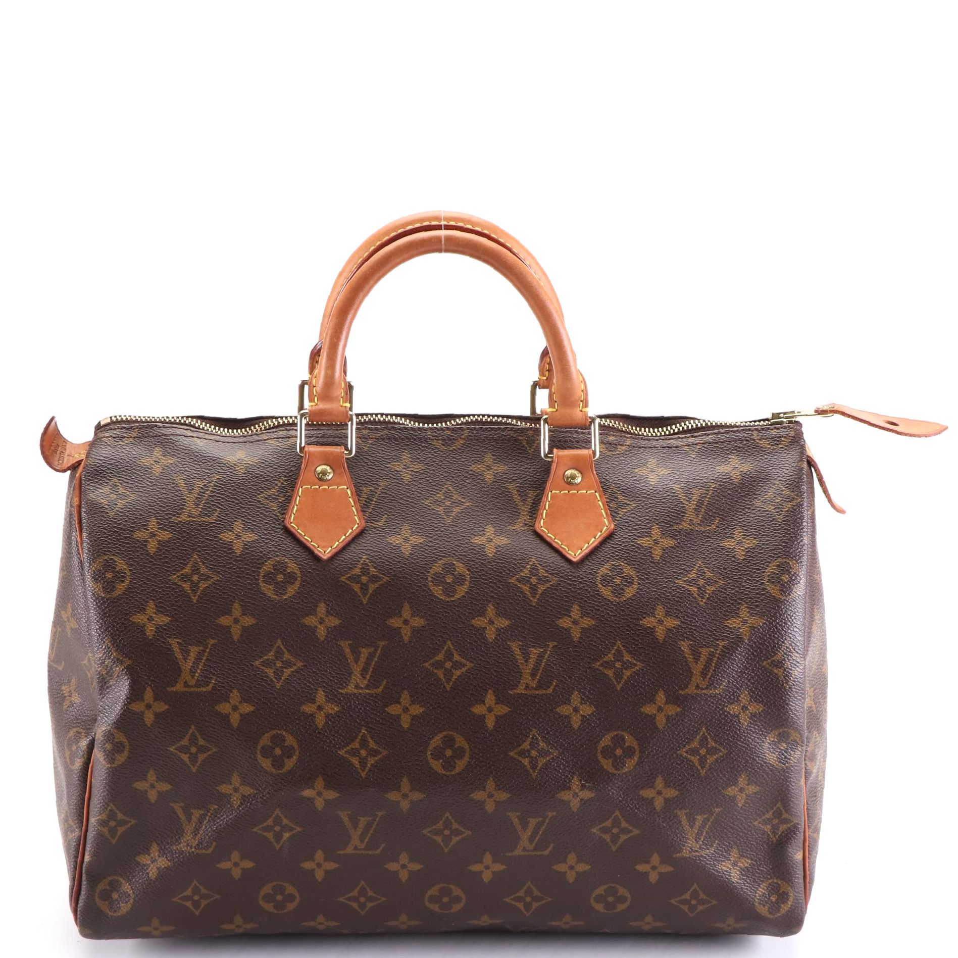 Louis Vuitton Speedy 35 in Monogram Canvas and Vachetta Leather