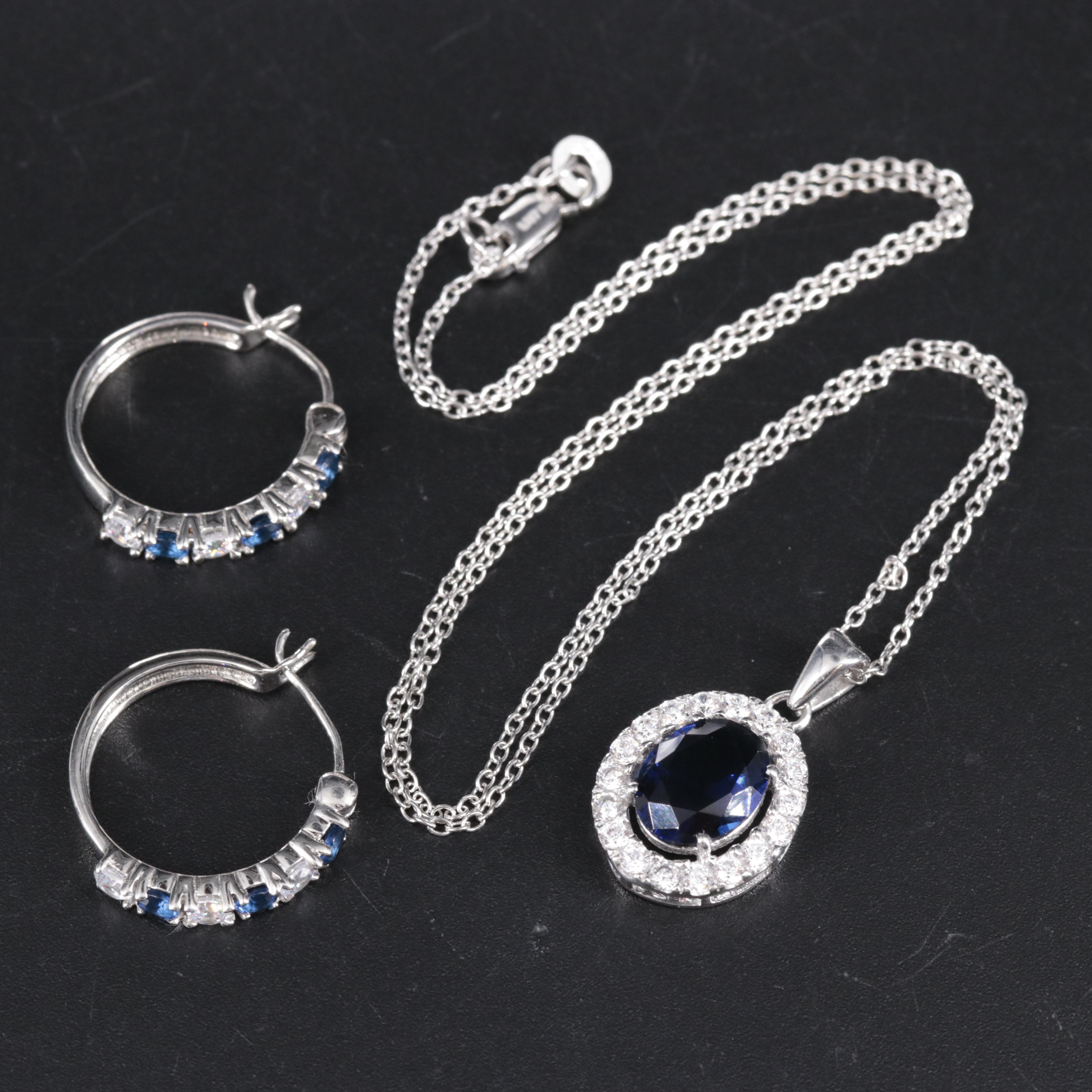 Sterling Silver Sapphire Jewelry Collection