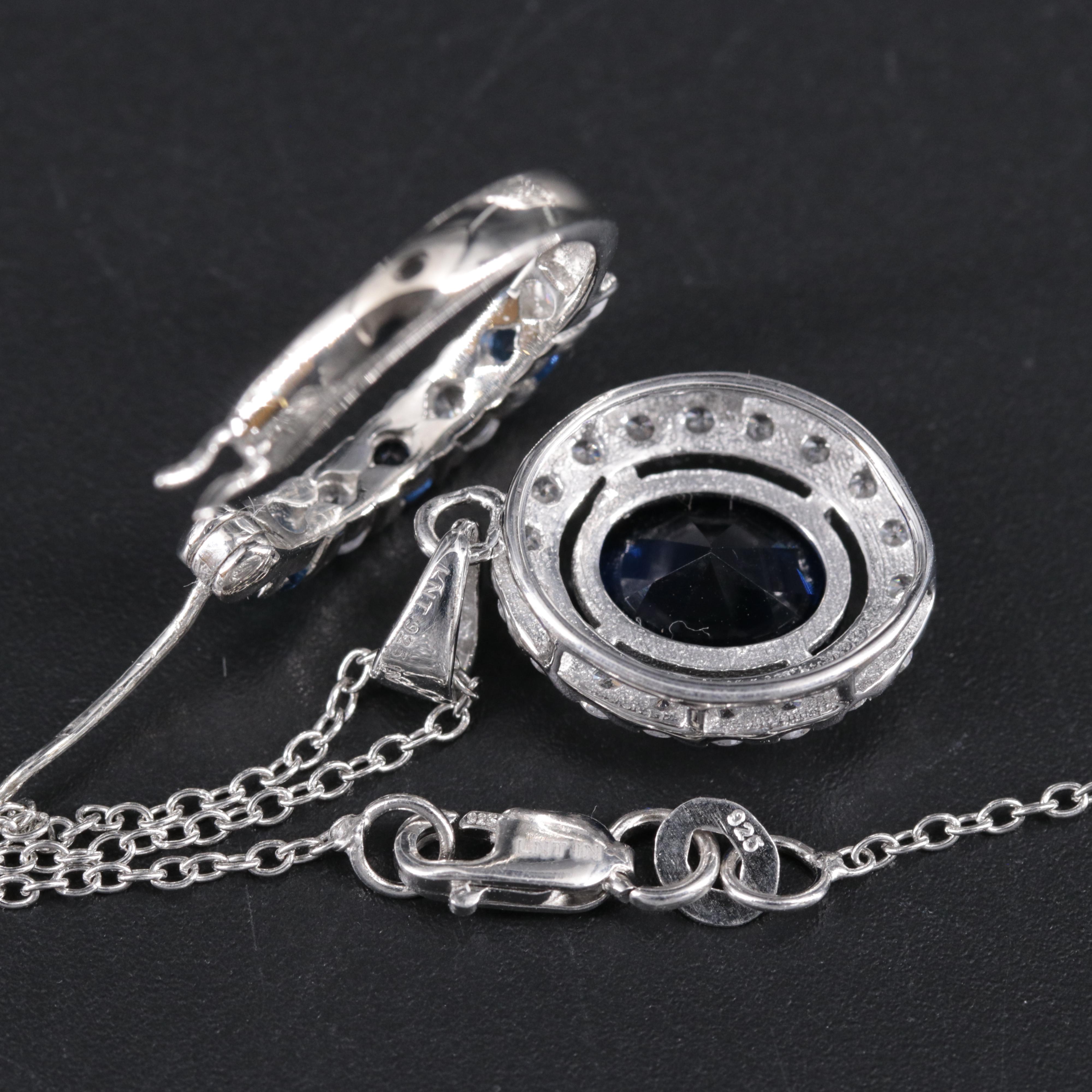 Sterling Silver Sapphire Jewelry Collection