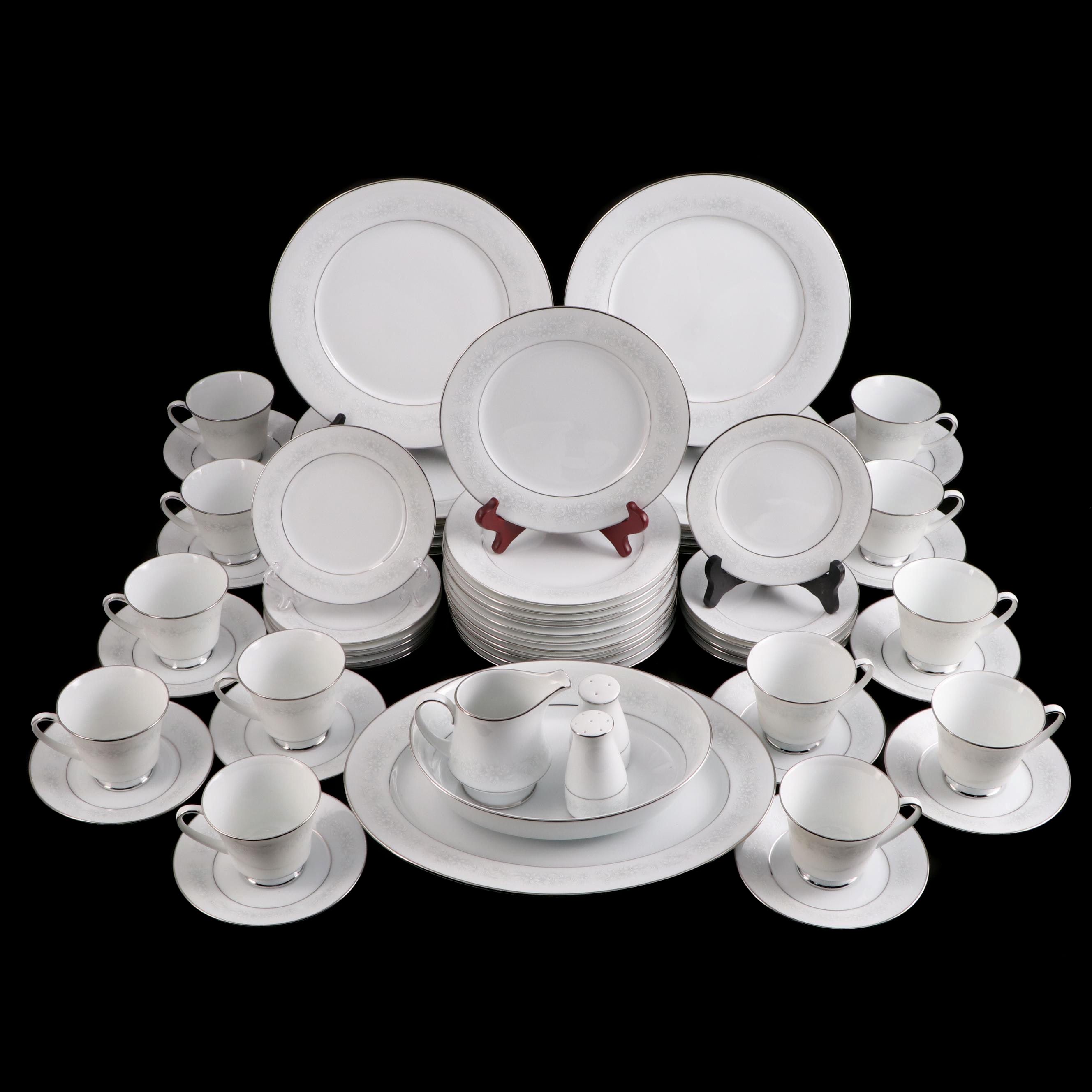 Noritake "Cumberland" Porcelain Dinnerware and Serveware, Late 20th Century