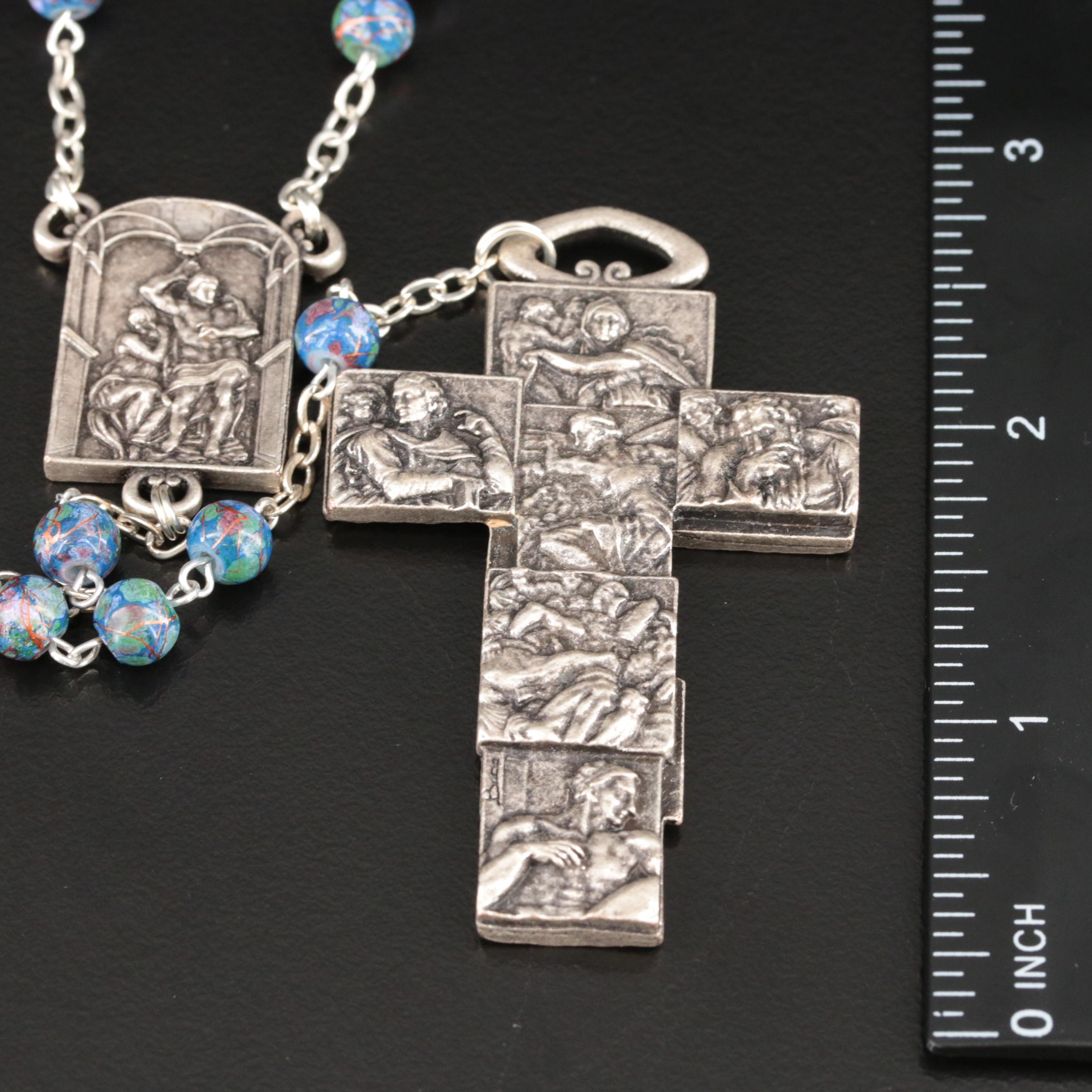 Ghirelli Rosary Featuring Sistine Chapel Imagery