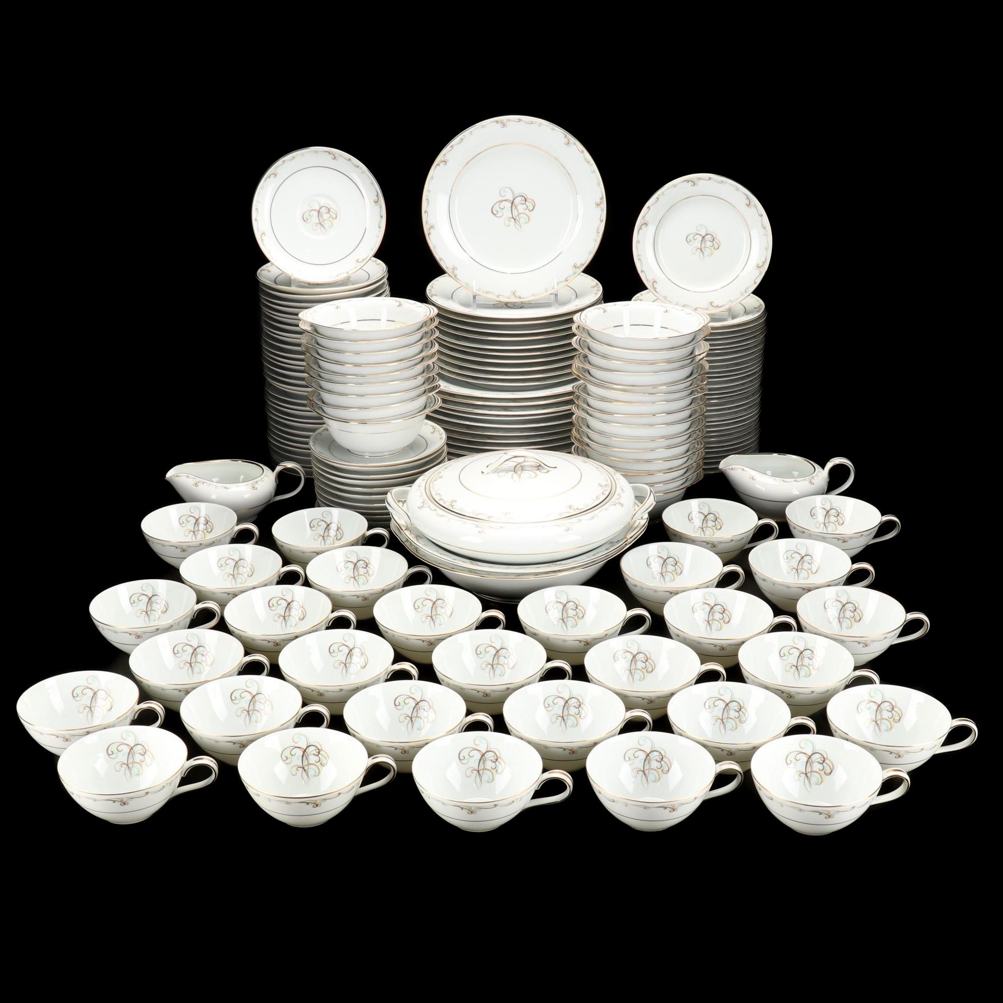 Noritake "Esteem" Porcelain Dinnerware, 1953-1960