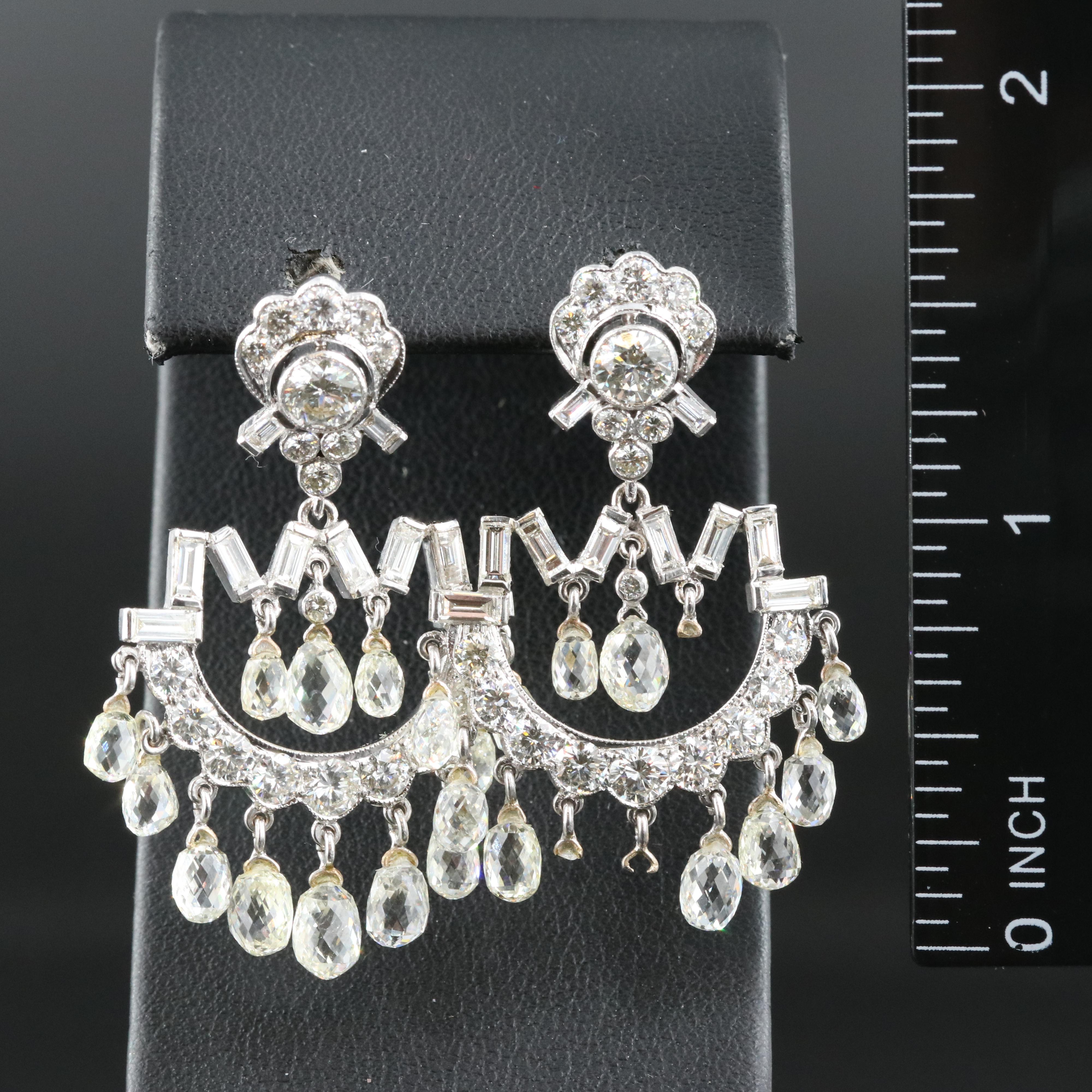 18K 14.41 CTW Diamond Chandelier Earrings