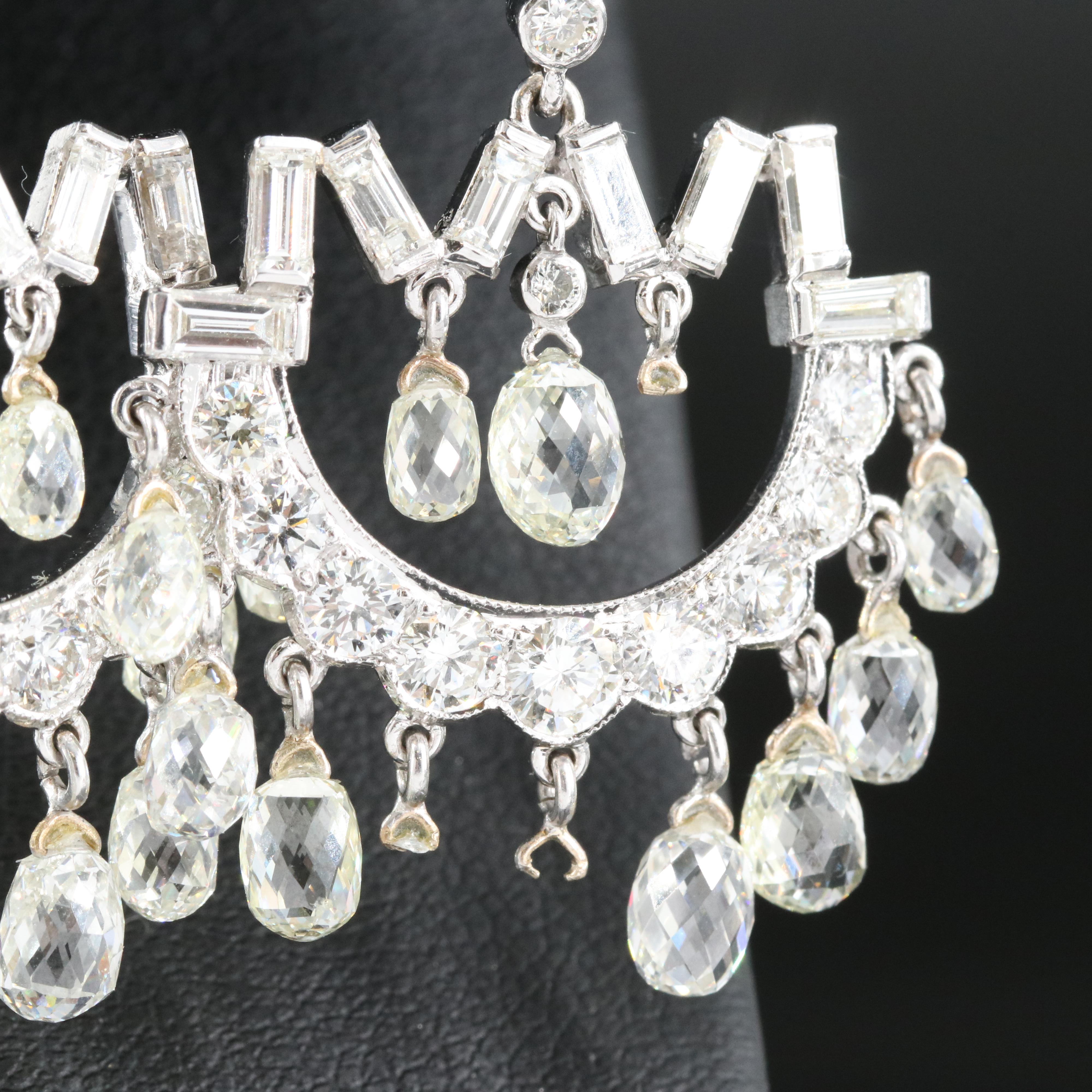 18K 14.41 CTW Diamond Chandelier Earrings