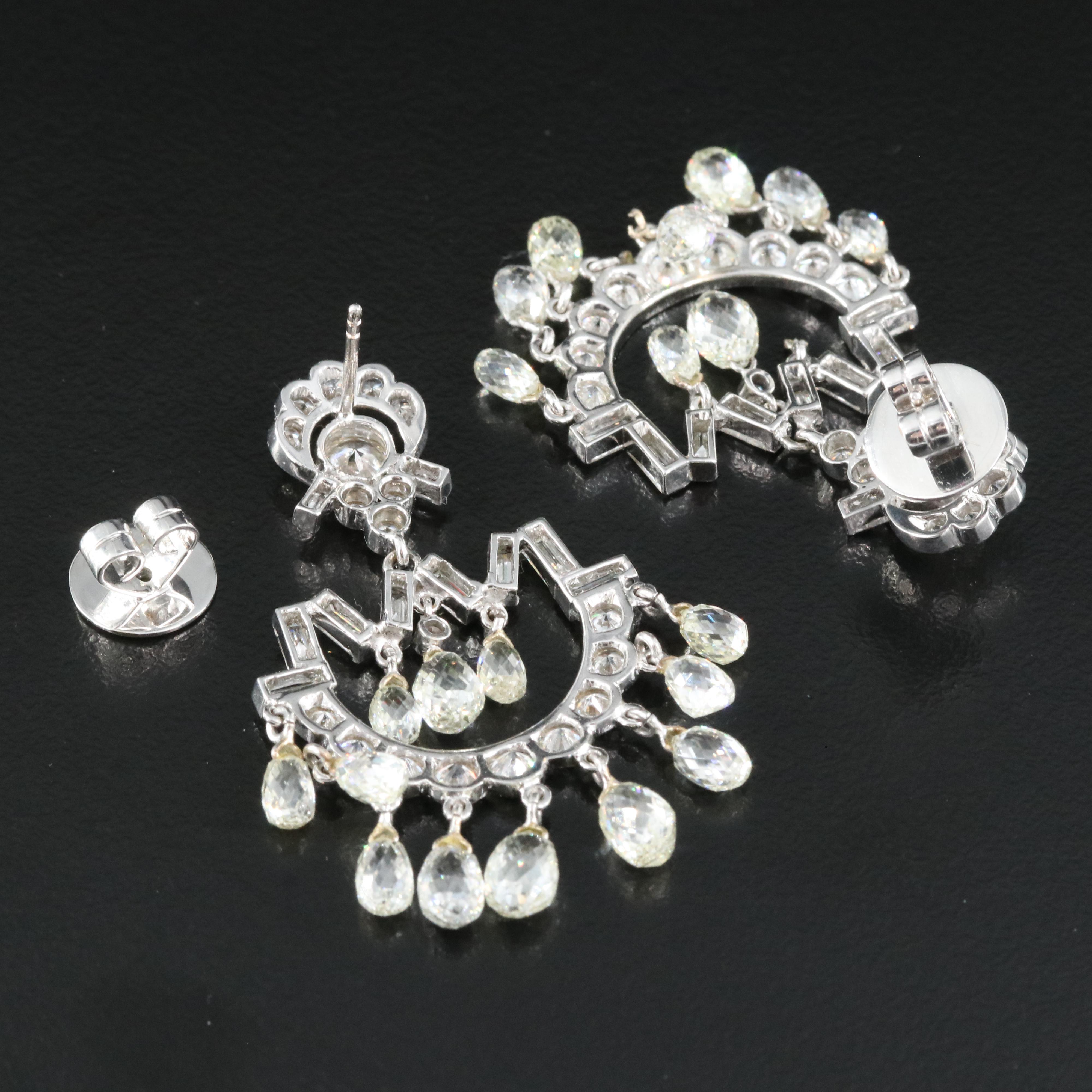 18K 14.41 CTW Diamond Chandelier Earrings