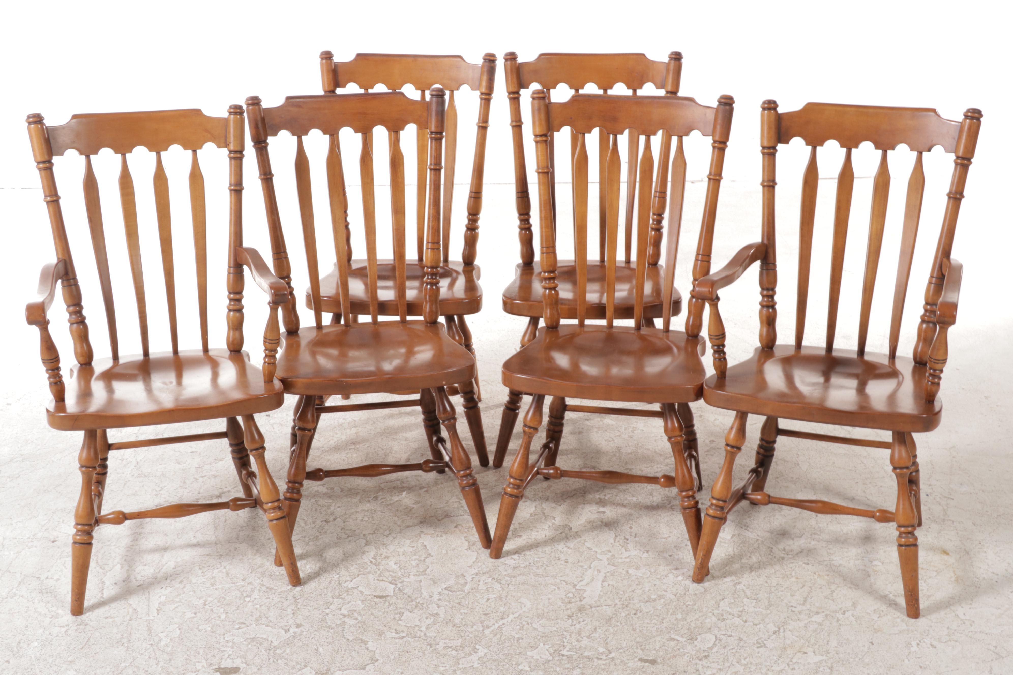 Seven-Piece Colonial Style Maple Dining Set, Incl. Pennsylvania House