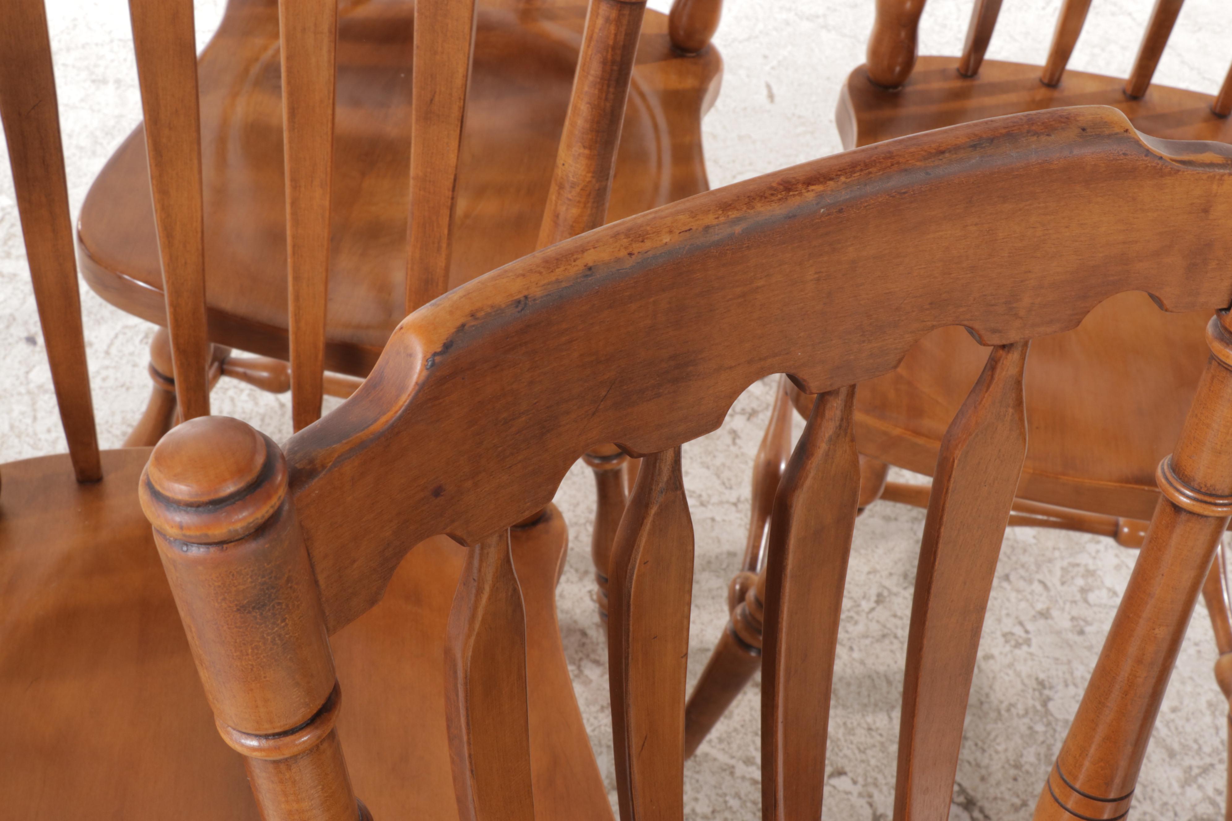 Seven-Piece Colonial Style Maple Dining Set, Incl. Pennsylvania House