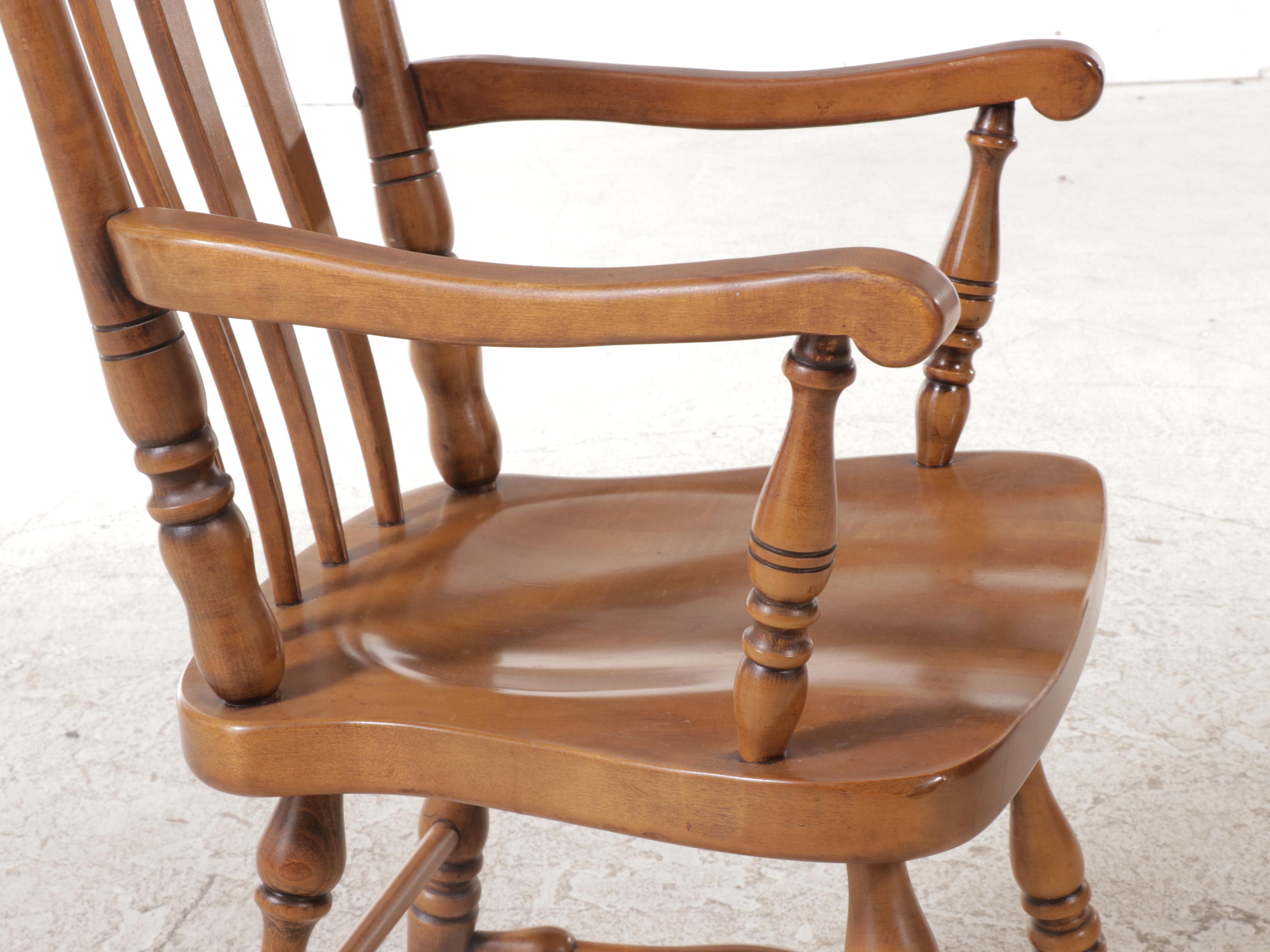 Seven-Piece Colonial Style Maple Dining Set, Incl. Pennsylvania House