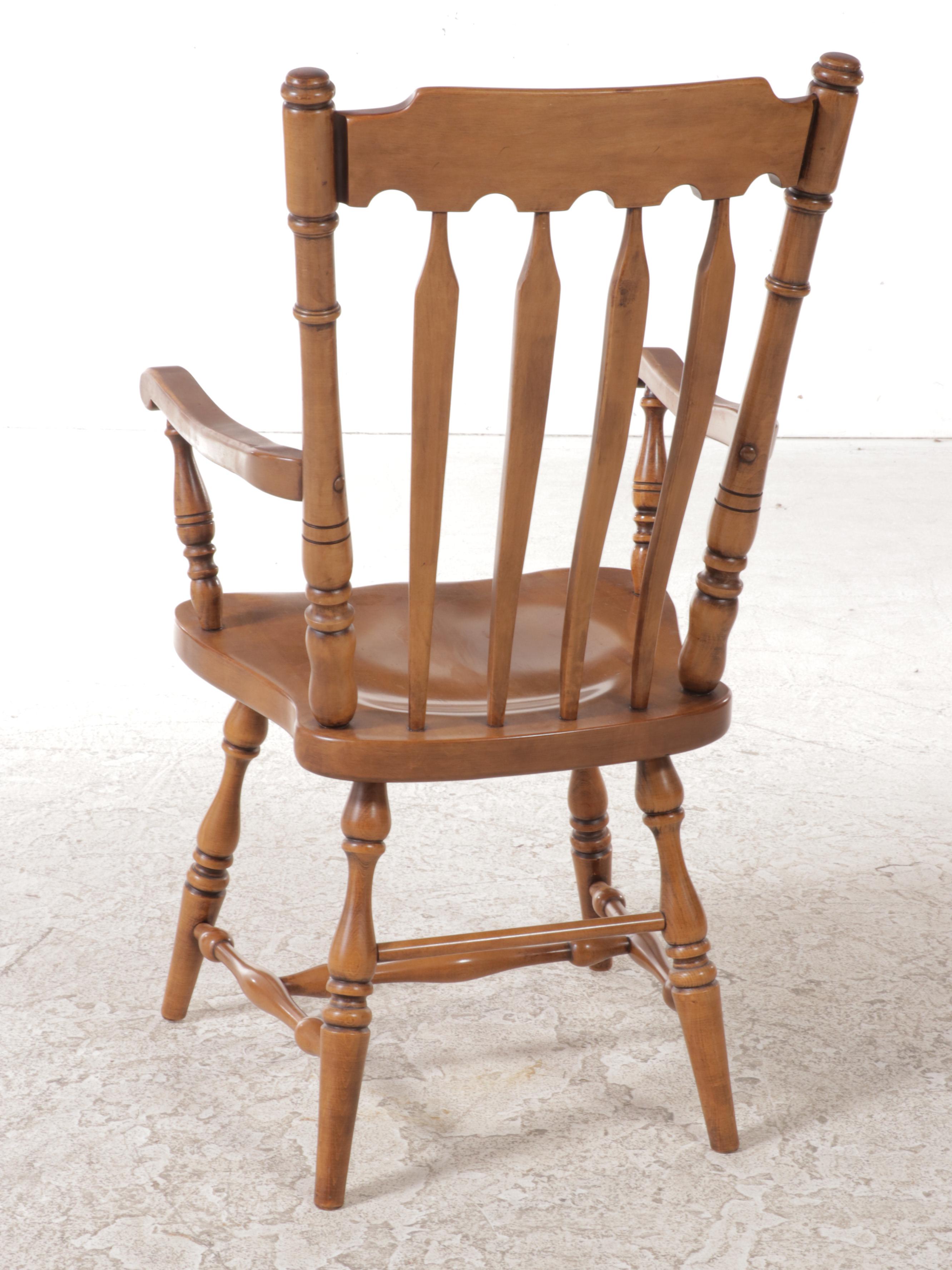 Seven-Piece Colonial Style Maple Dining Set, Incl. Pennsylvania House