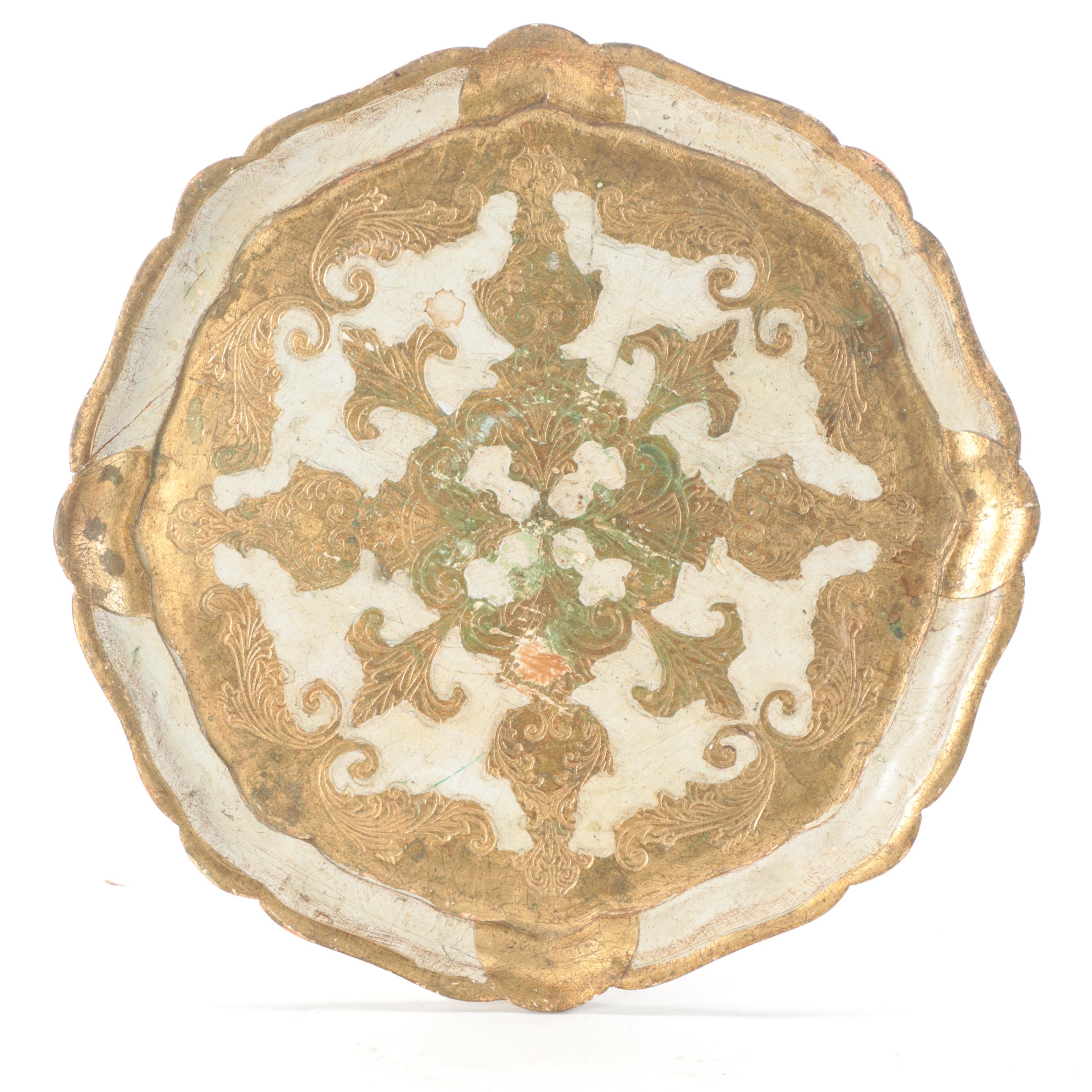 Florentia Italian Paint and Gilt-Decorated Side Table