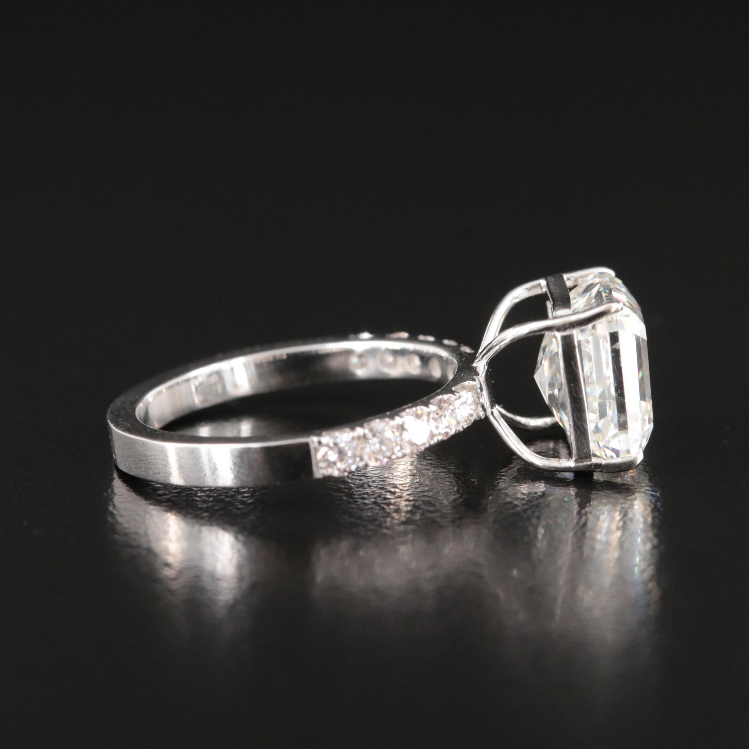 14K 5.45 CTW Lab Grown Diamond Ring with IGI Report