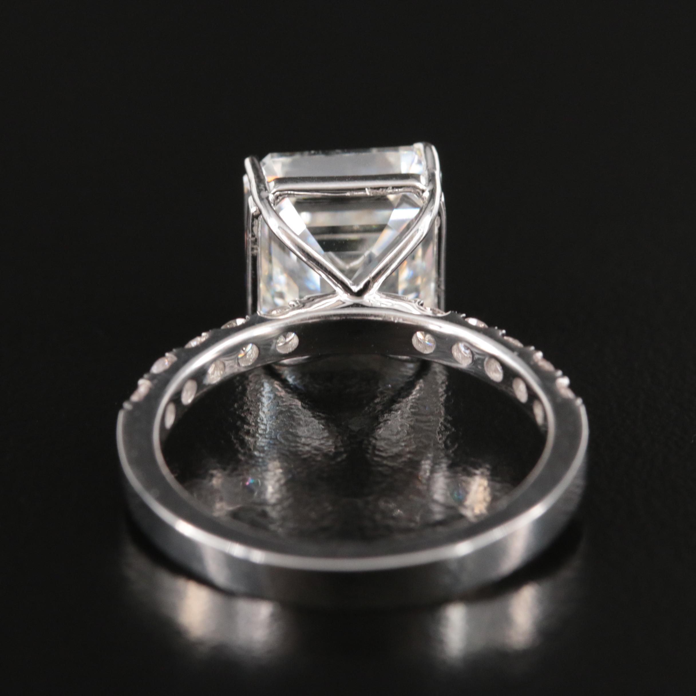 14K 5.45 CTW Lab Grown Diamond Ring with IGI Report