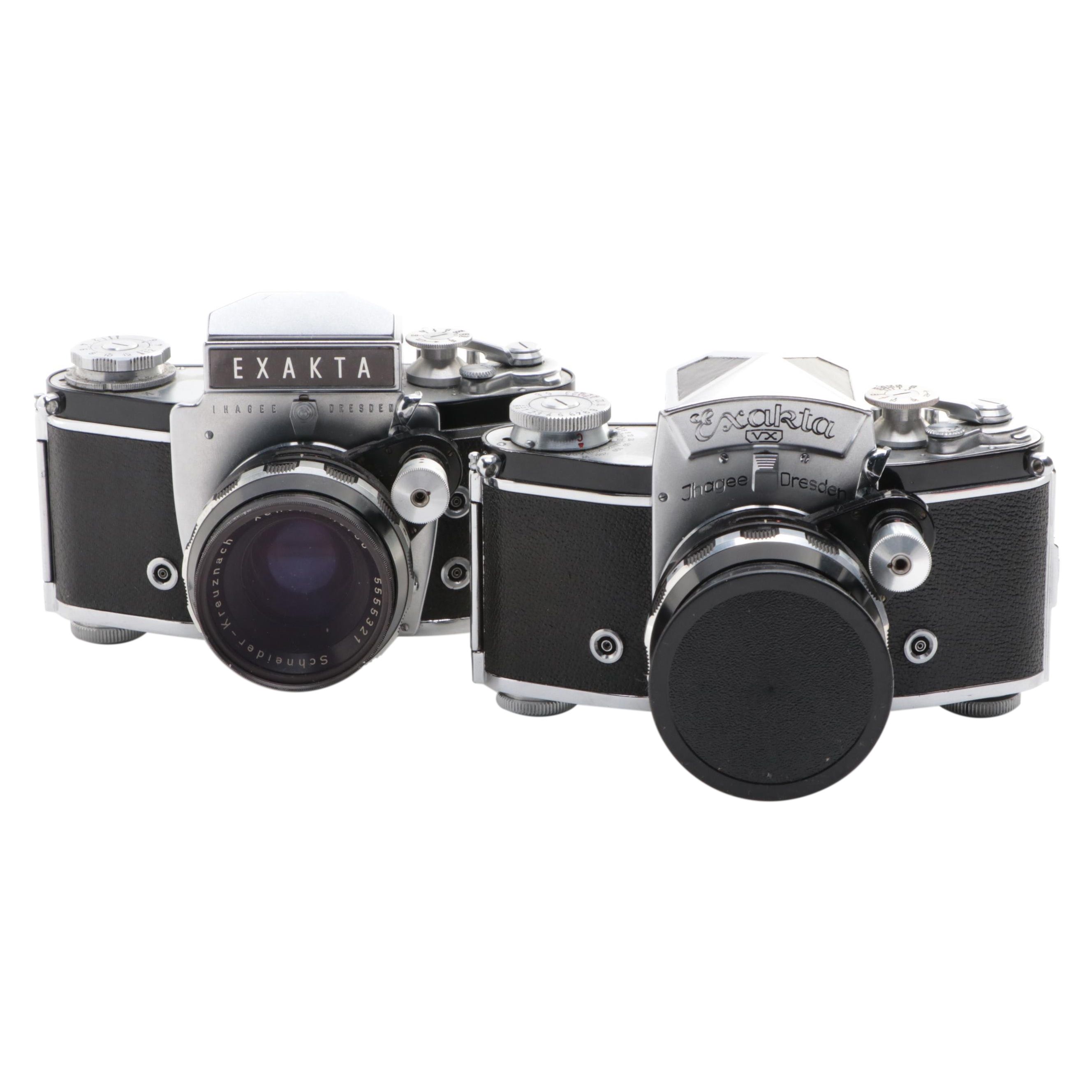 Ihagee Kamerawerk Exakta and Exakta VX 35 mm SLR Cameras, Mid-20th Century