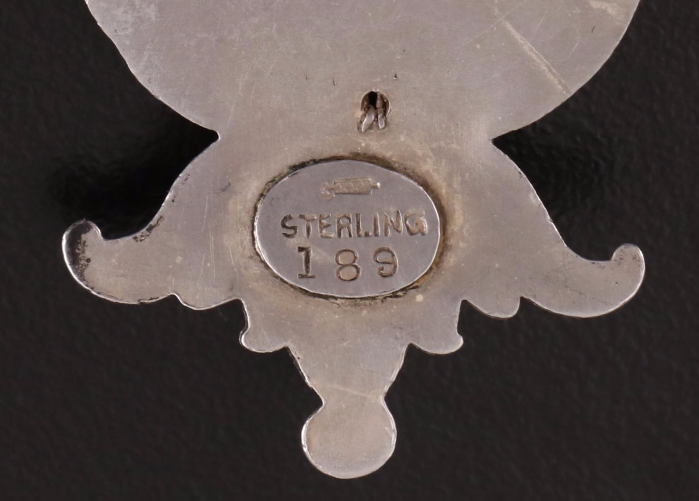 Sterling Silver Cherub and Baroque Style Dolphin Belt Buckles